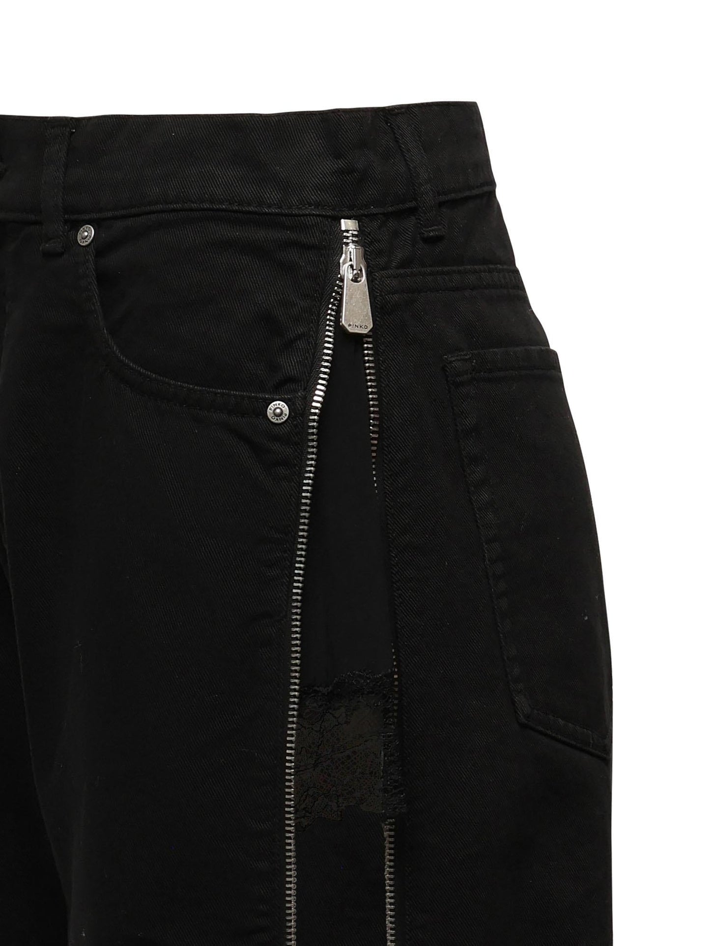 Jeans Wanda con zip laterali