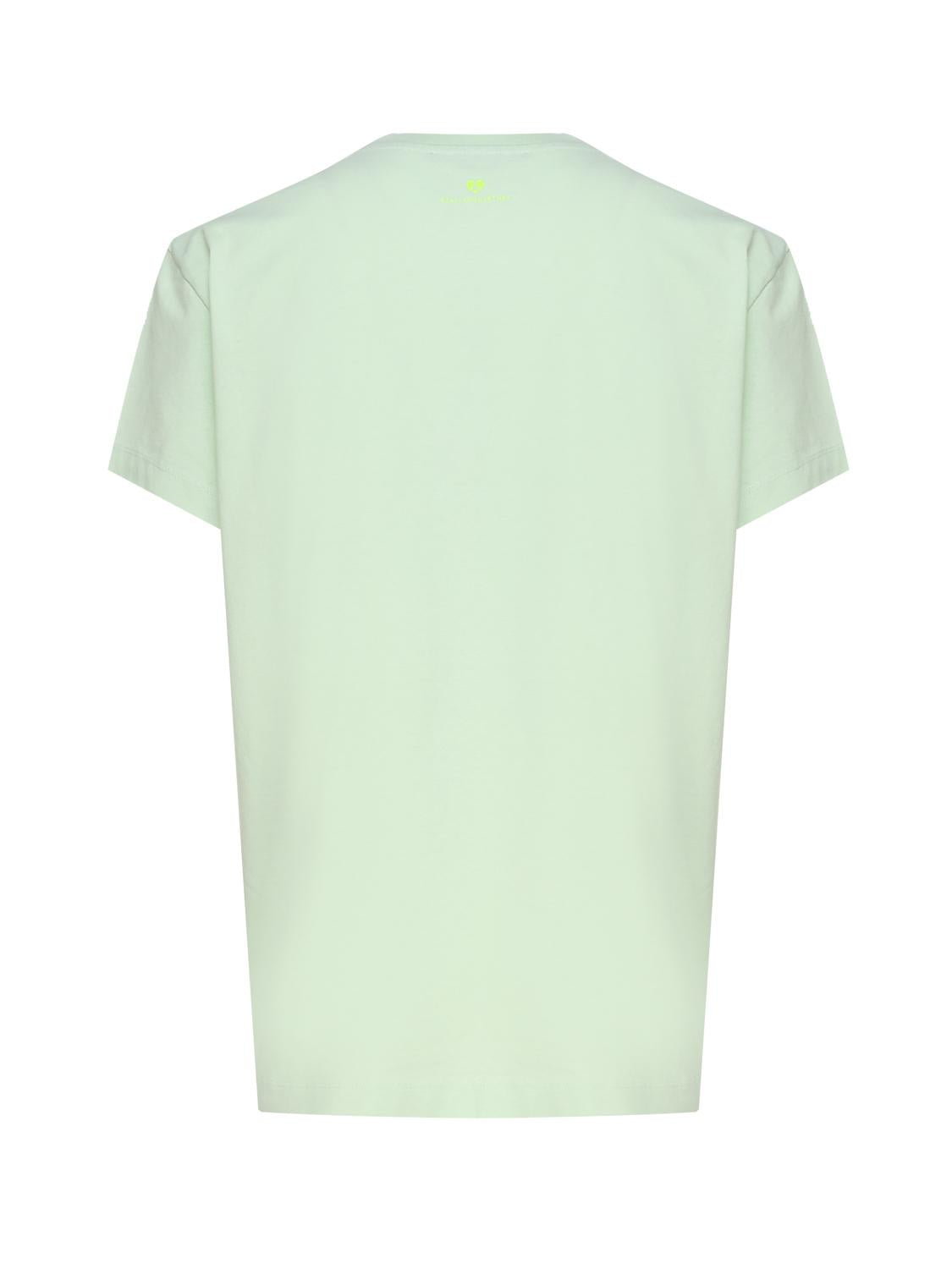 T-shirt in cotone con logo circolare