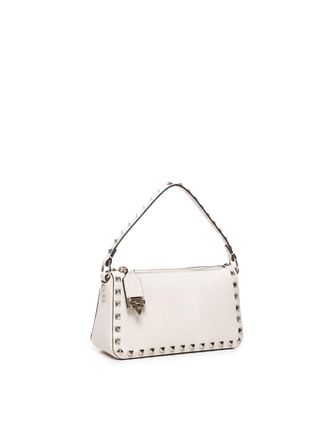 Borsa piccola a tracolla Rockstud in vitello