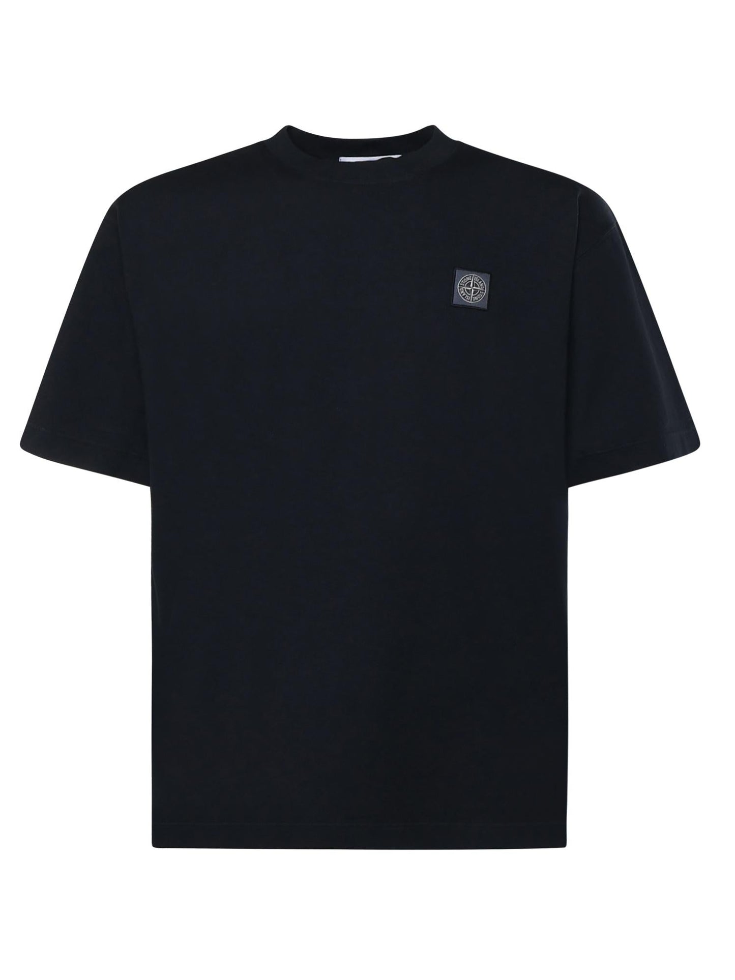 T-shirt con patch Compass in jersey di cotone
