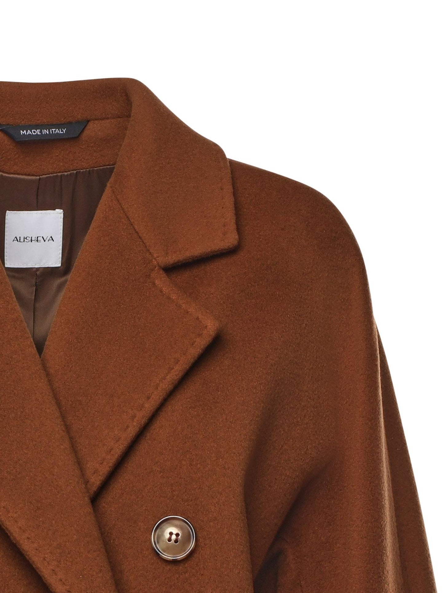 Cappotto double in lana e cashmere