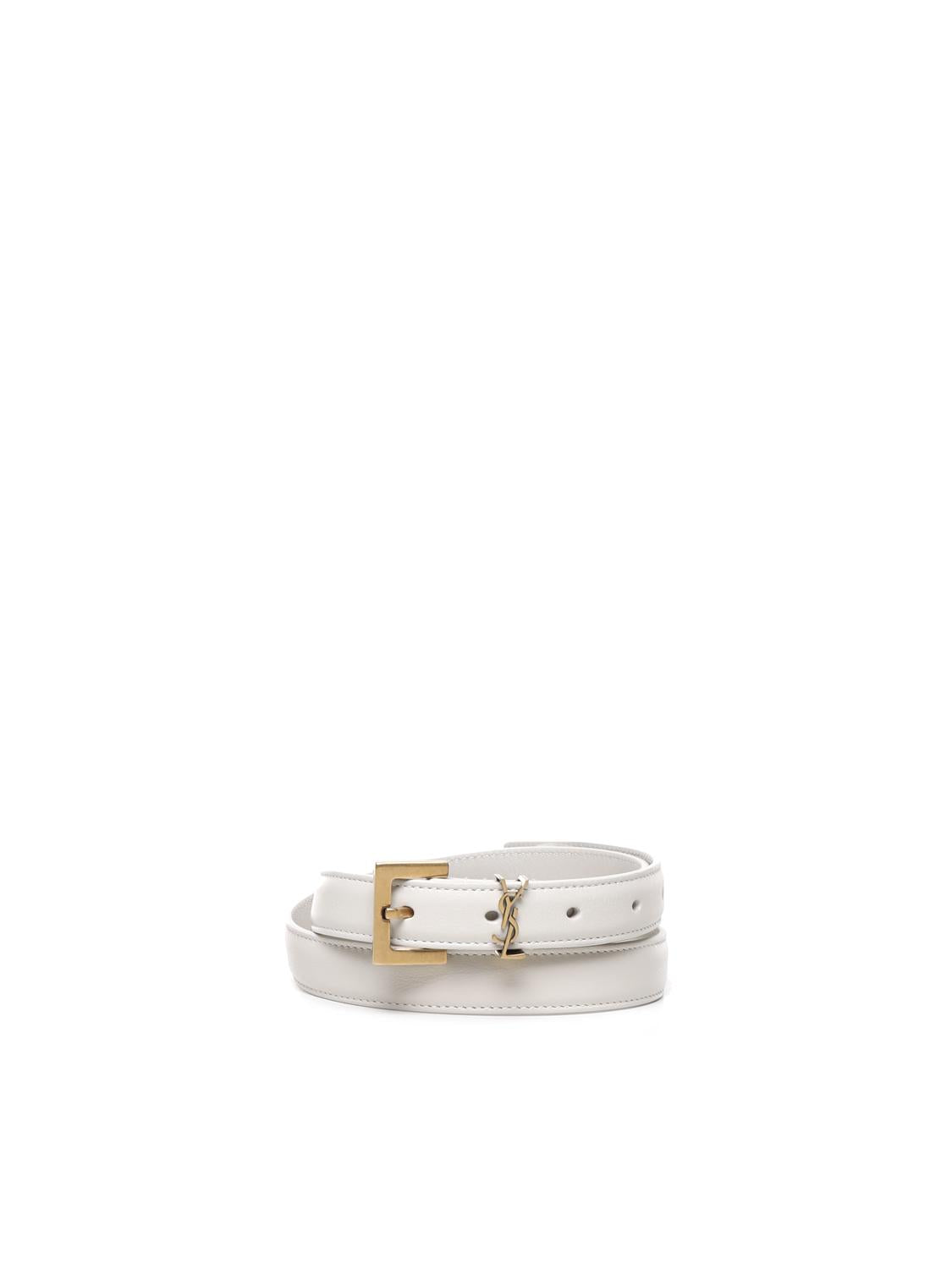 Cintura sottile Cassandre in pelle