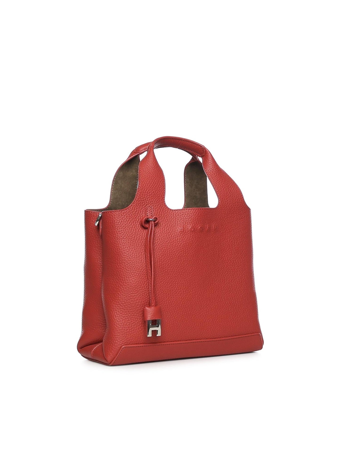 Borsa shopping piccola in pelle