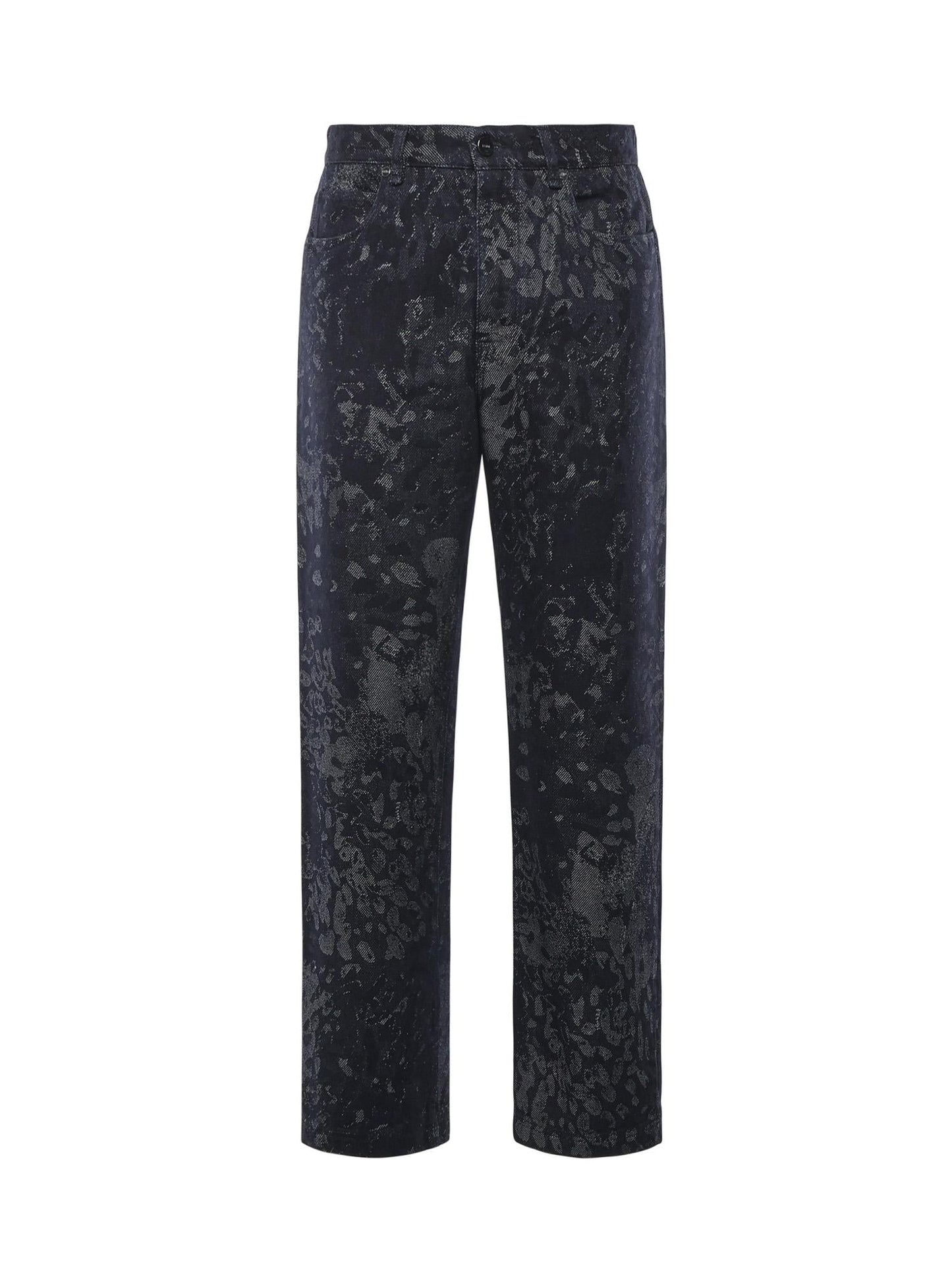 Jeans jacquard in denim