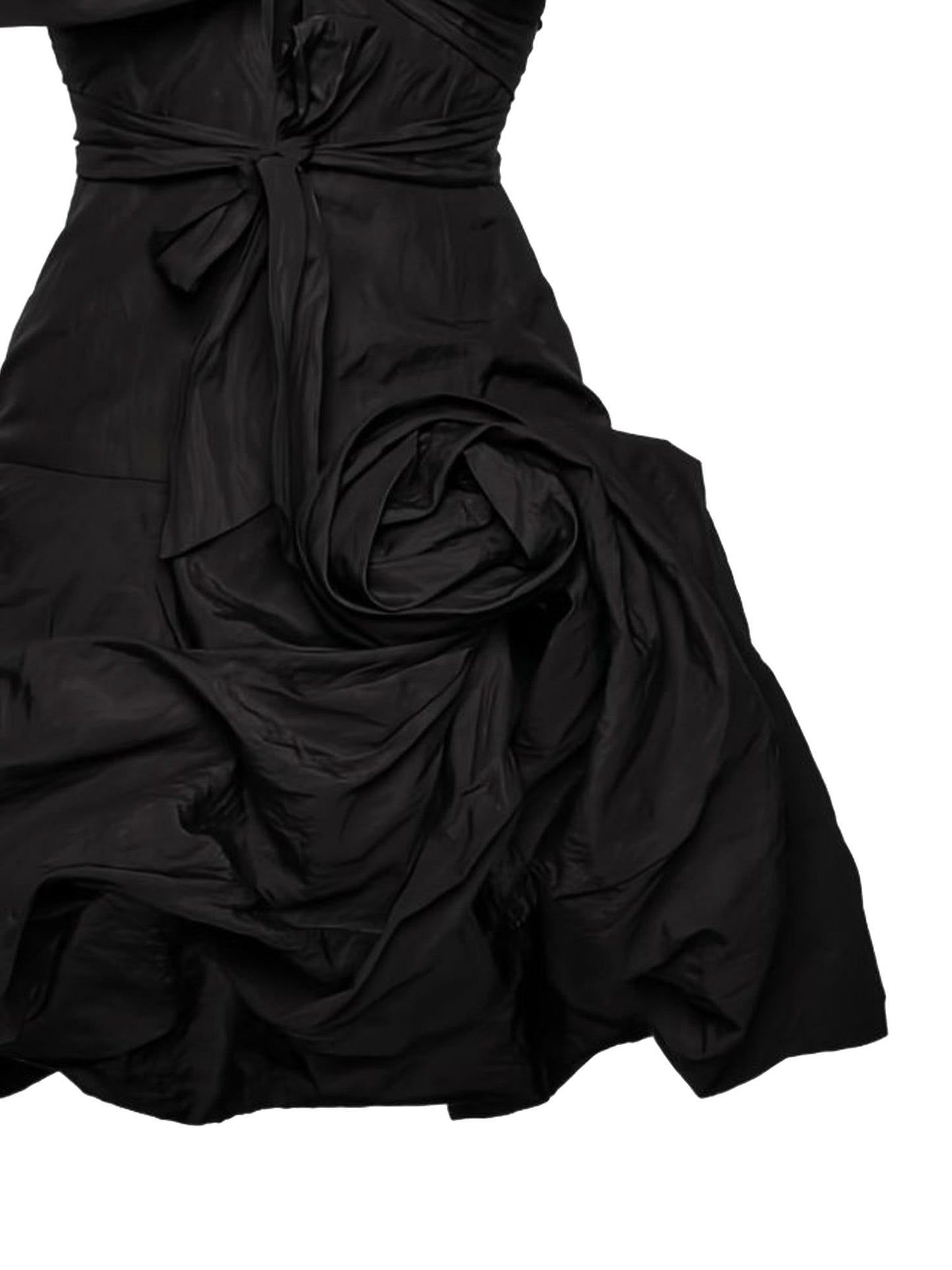 Abito midi drappeggiato