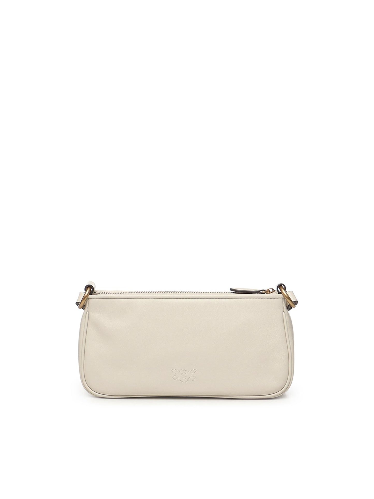 Borsa a tracolla Mini Half Moon Horizontal in pelle