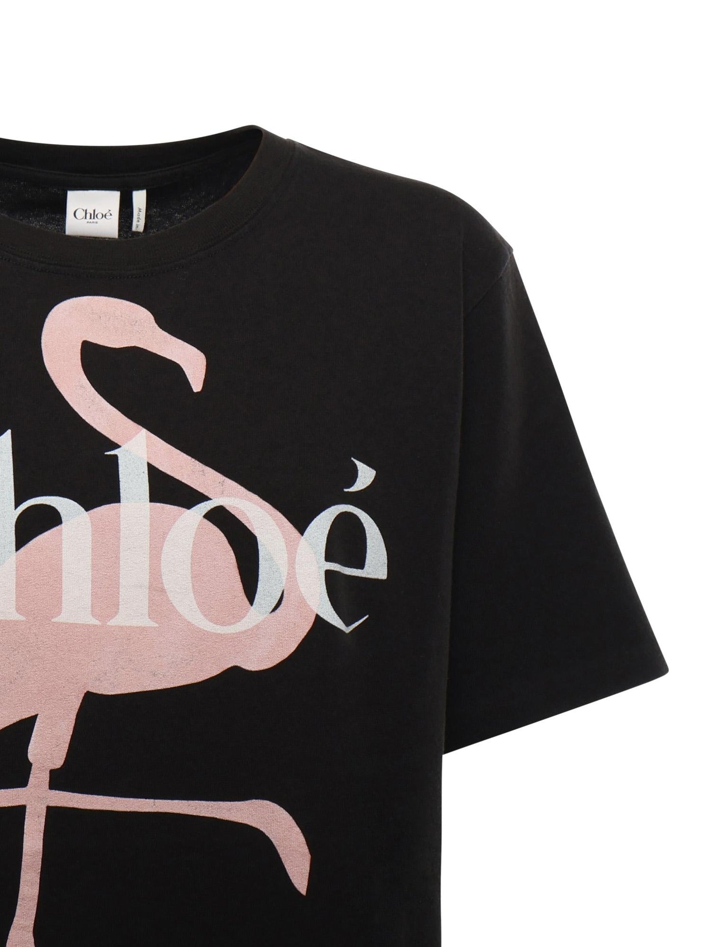 T-shirt in jersey di cotone con logo