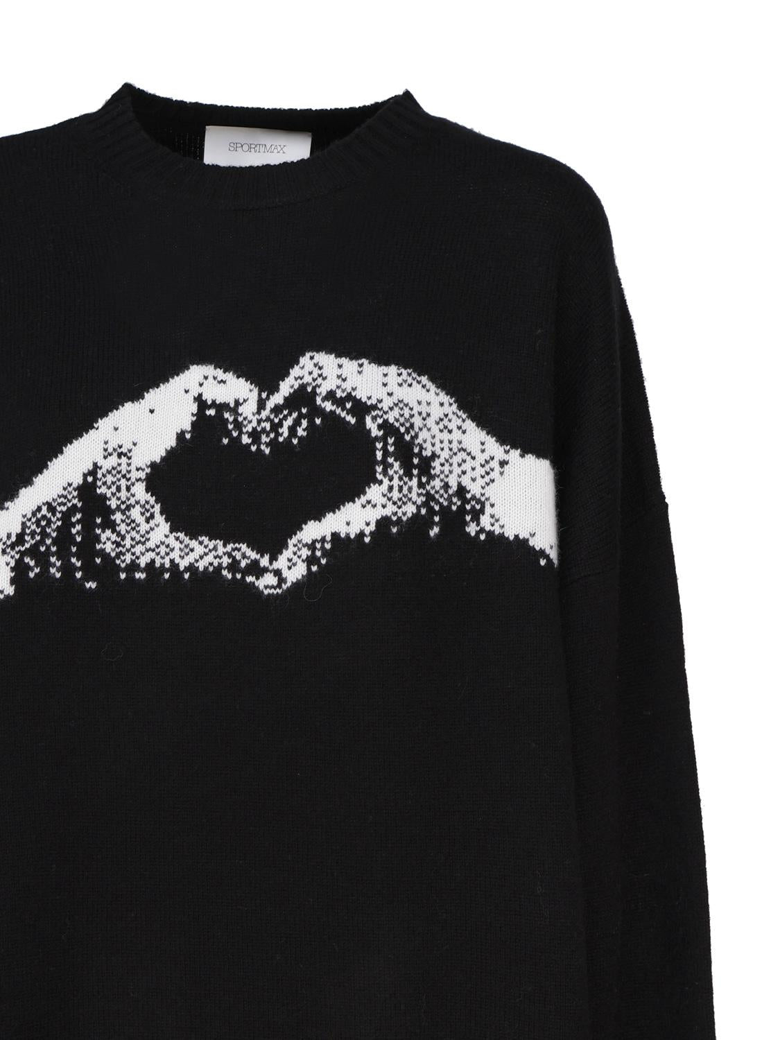 Abito oversize in misto cashmere