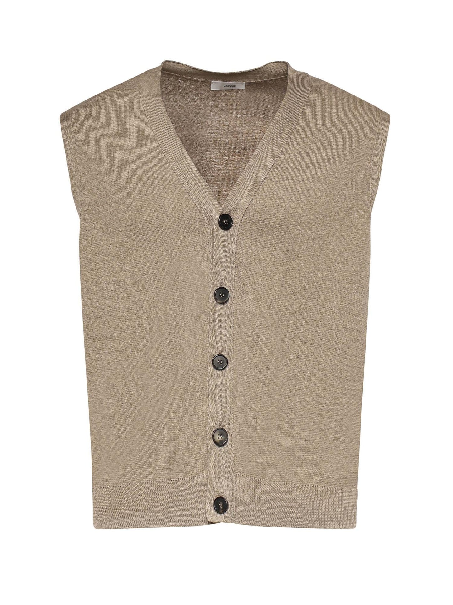 Gilet in maglia di lana