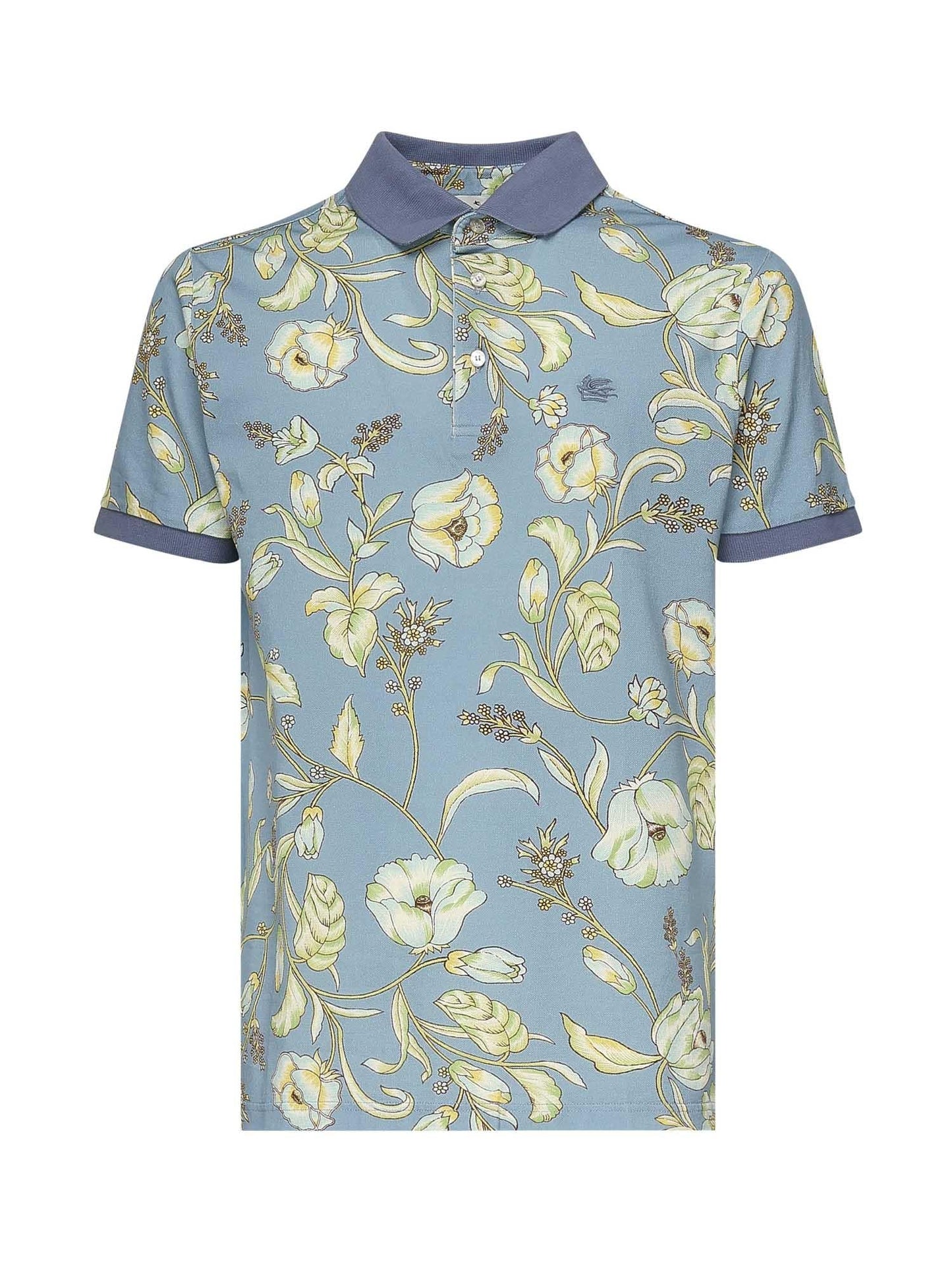 Polo con stampa floreale
