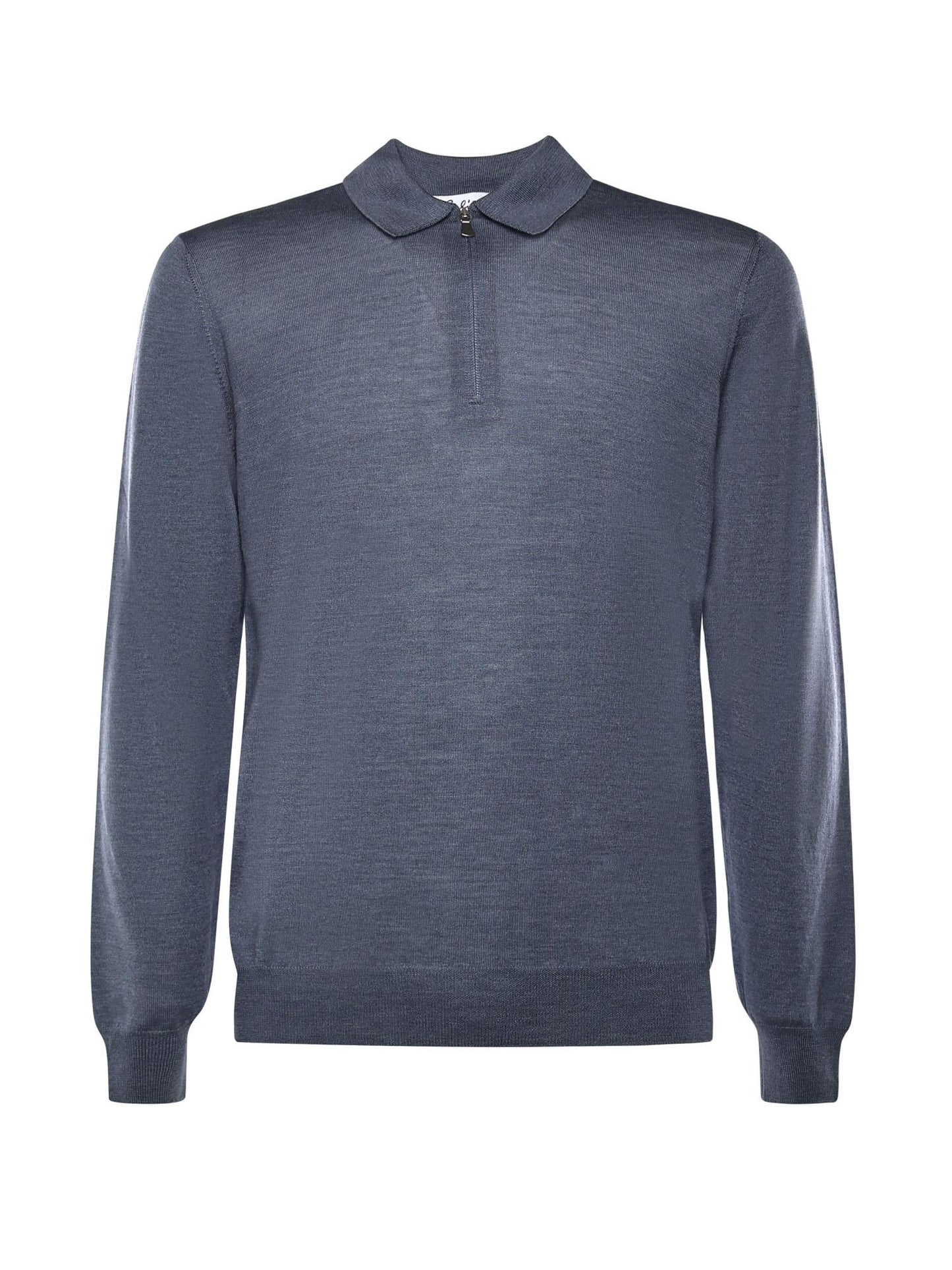 Maglia in lana con colletto polo