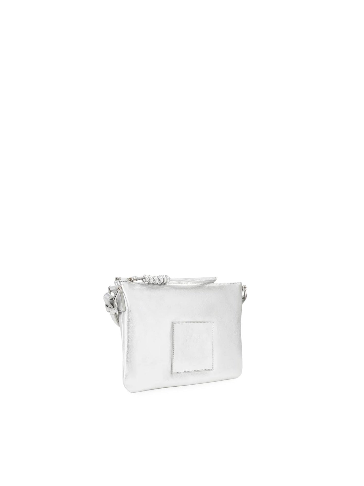 Borsa a tracolla in pelle con logo