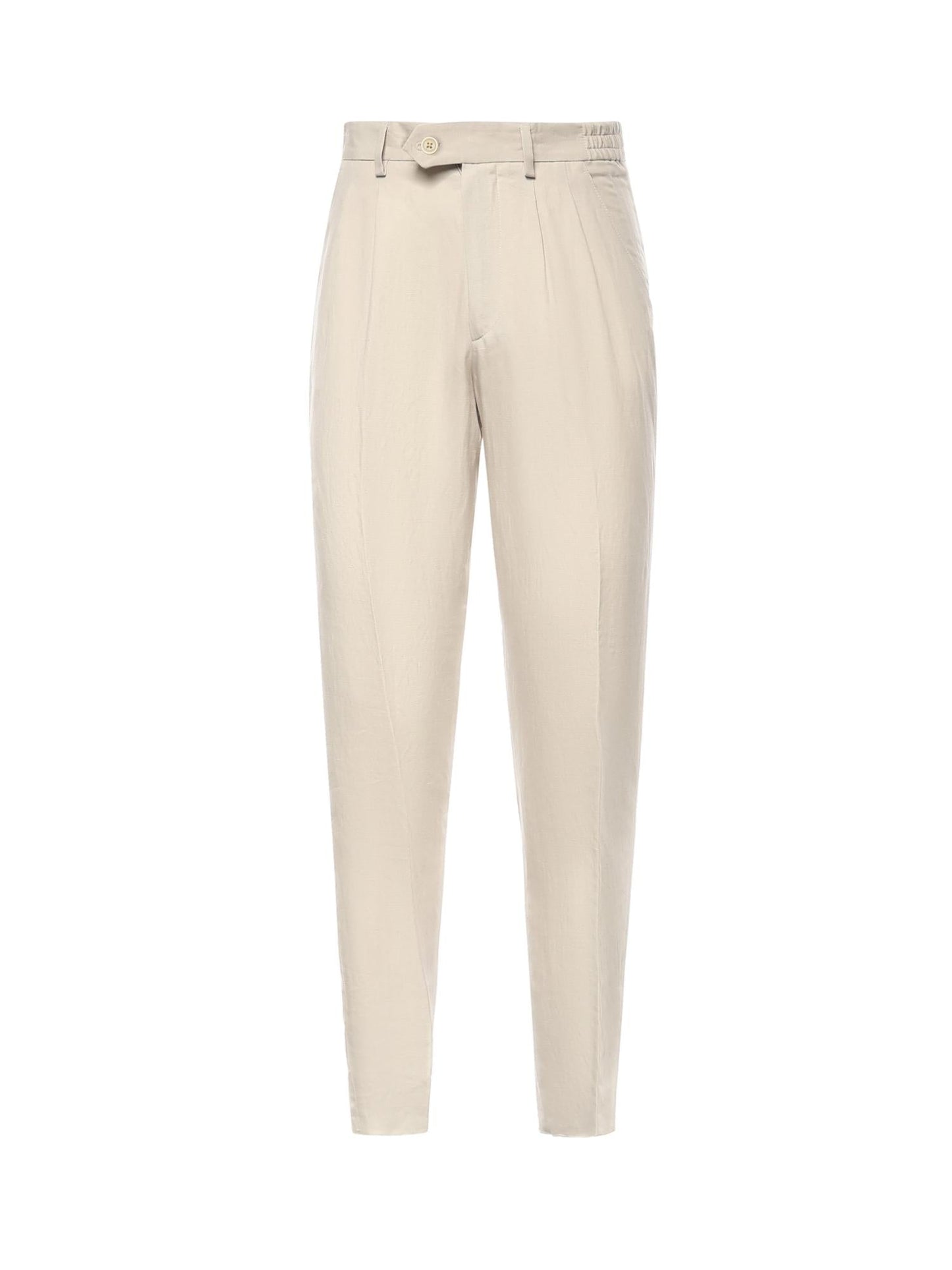 Pantalone in lyocell e lino