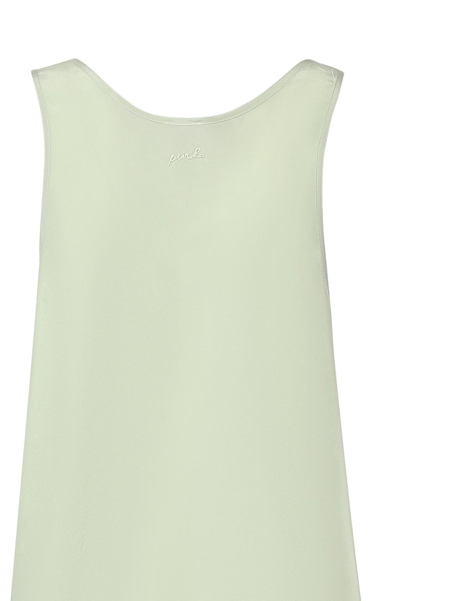 Top a canotta in seta sand wash