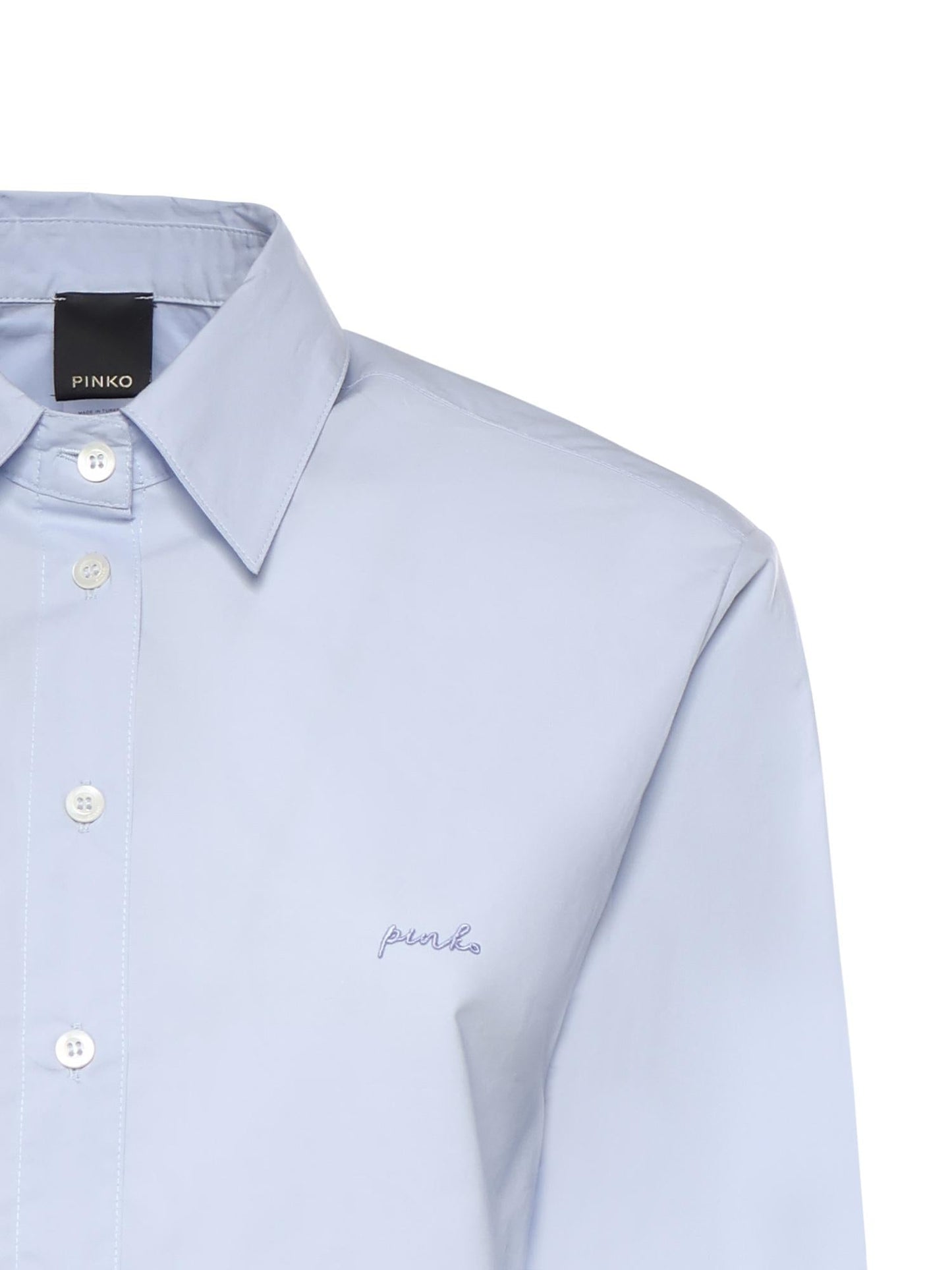Camicia boxy in popeline