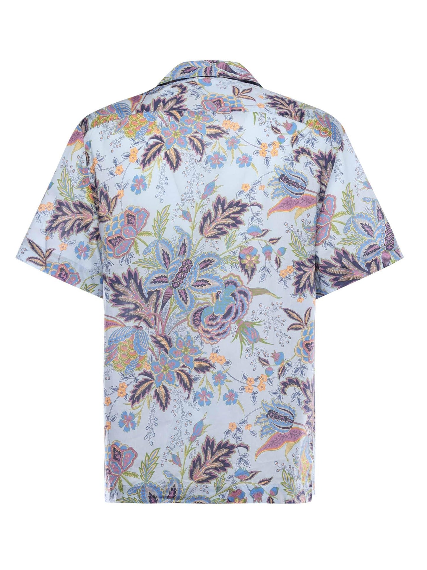 Camicia bowling in popeline di cotone