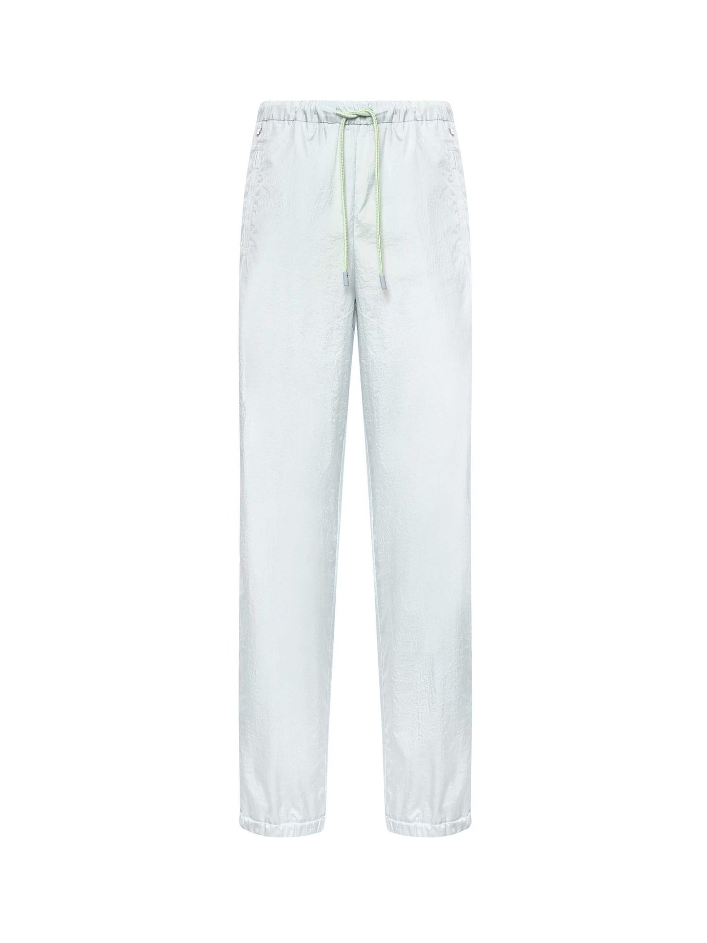 Pantaloni in shiny tech crinkle e light scuba