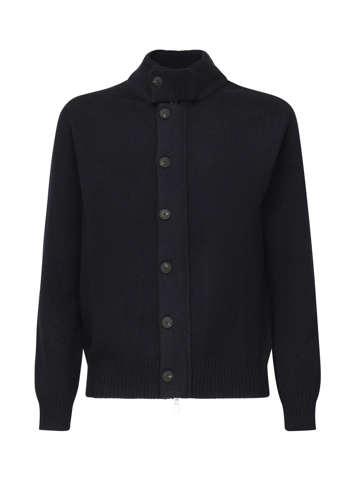 Giacca cardigan in misto lana