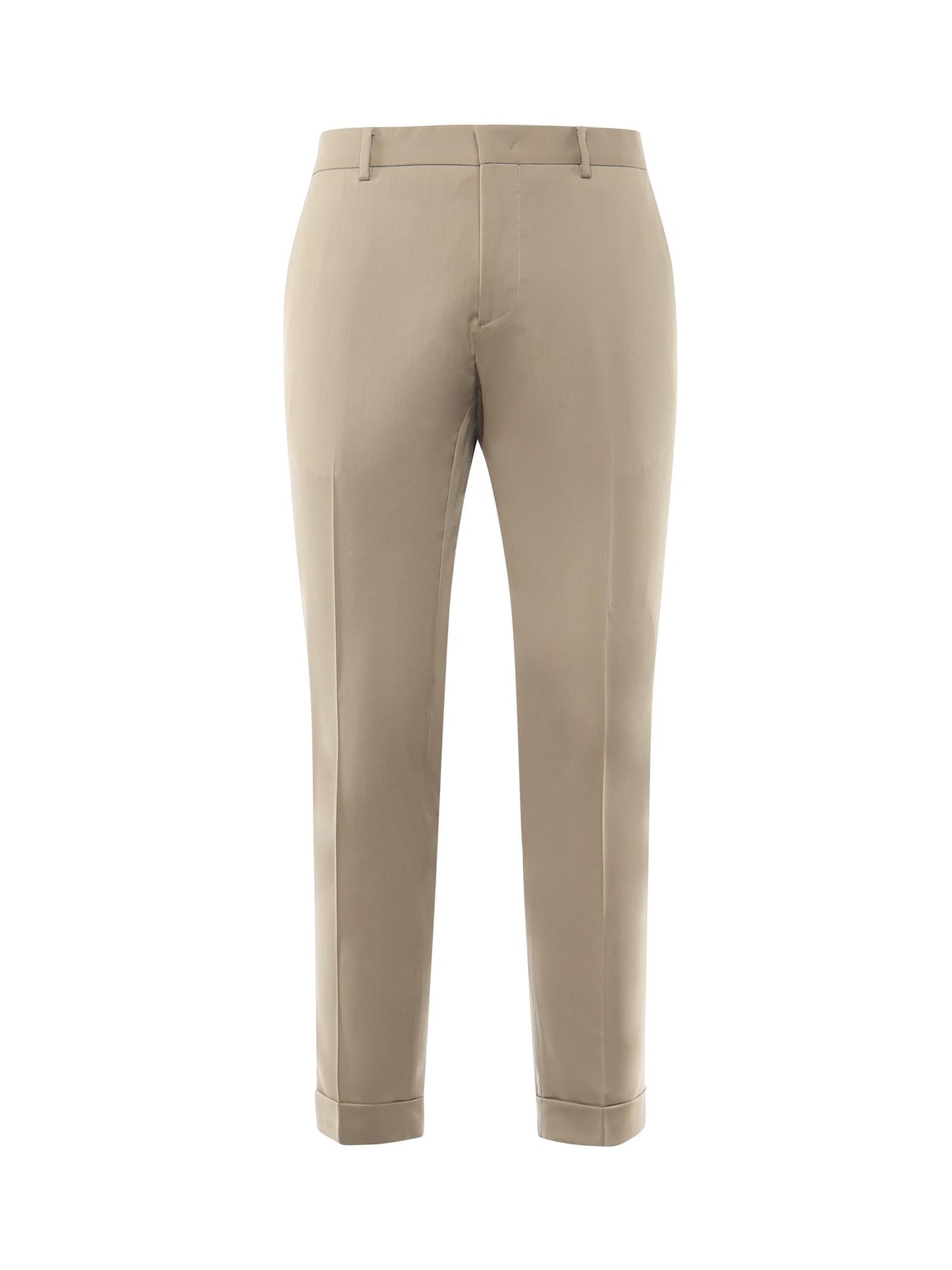 Pantaloni sartoriali in gabardine di misto lana