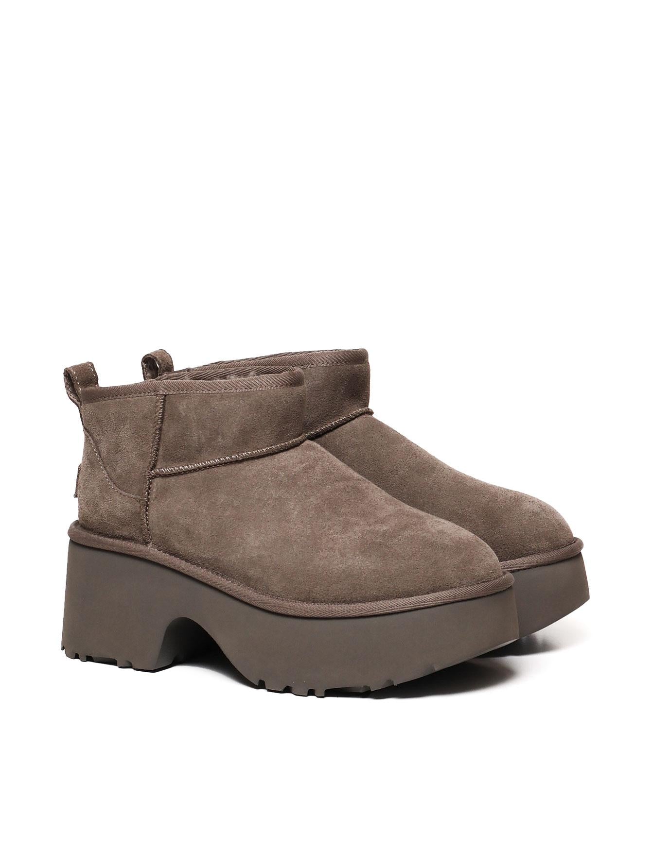 Ultra mini new heights boots in suede