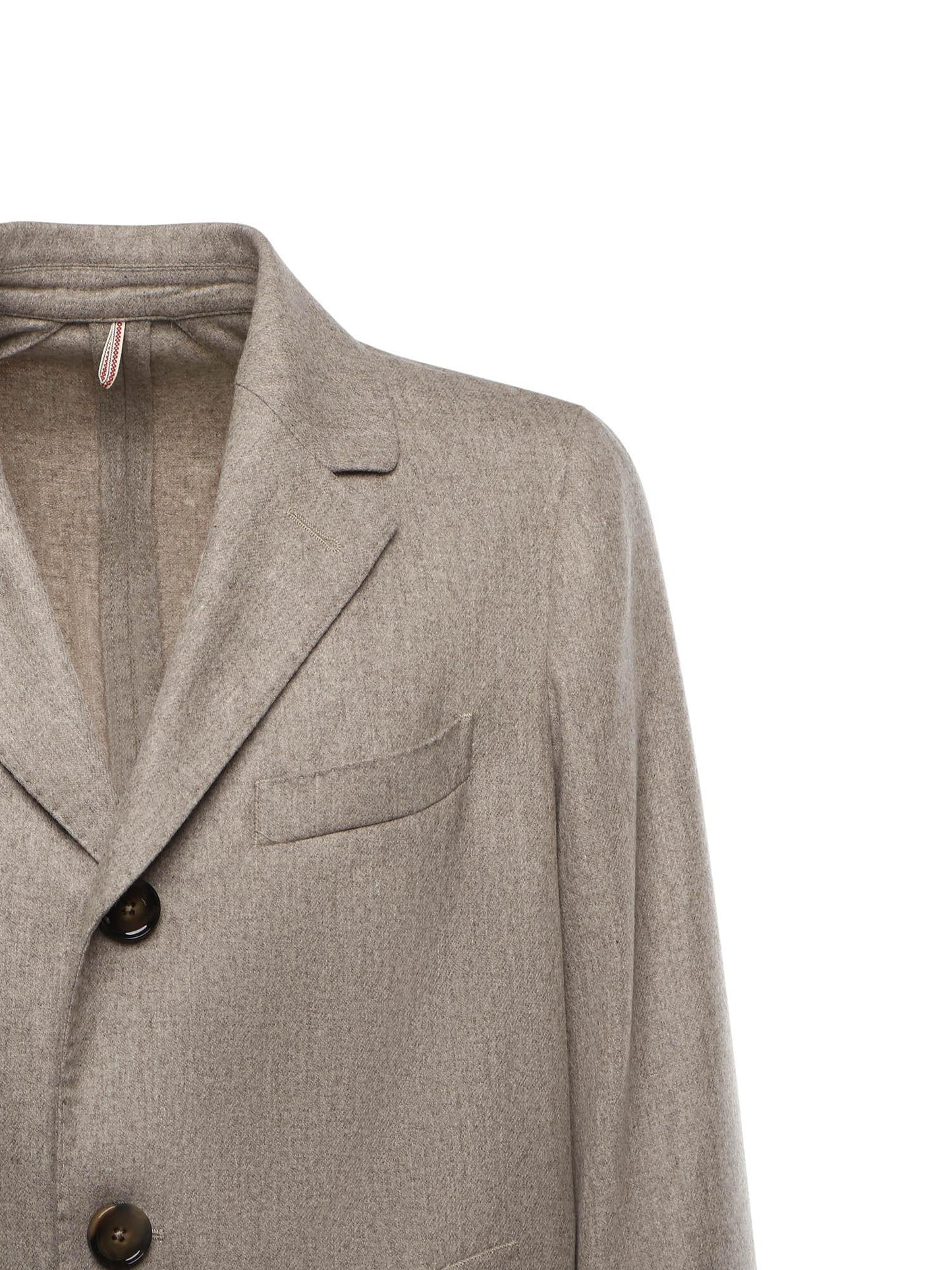 Cappotto monopetto in misto lana