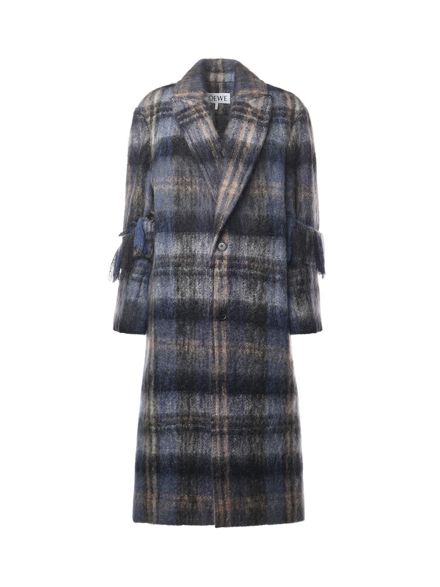 Cappotto in misto mohair e lana