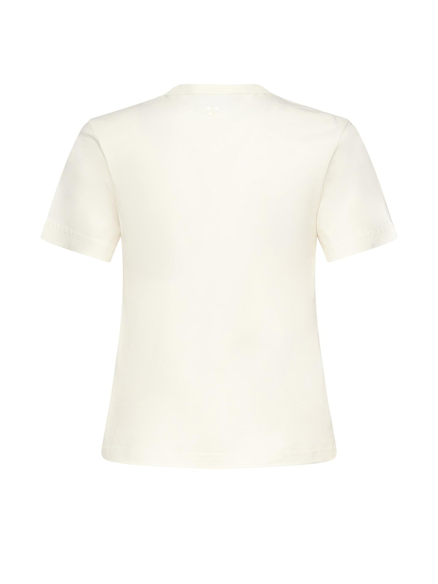 T-shirt con ricamo logo