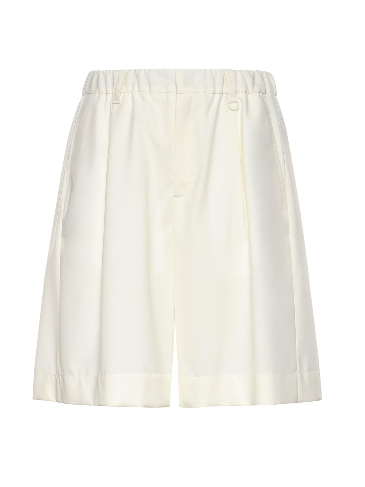 Shorts in wool touch