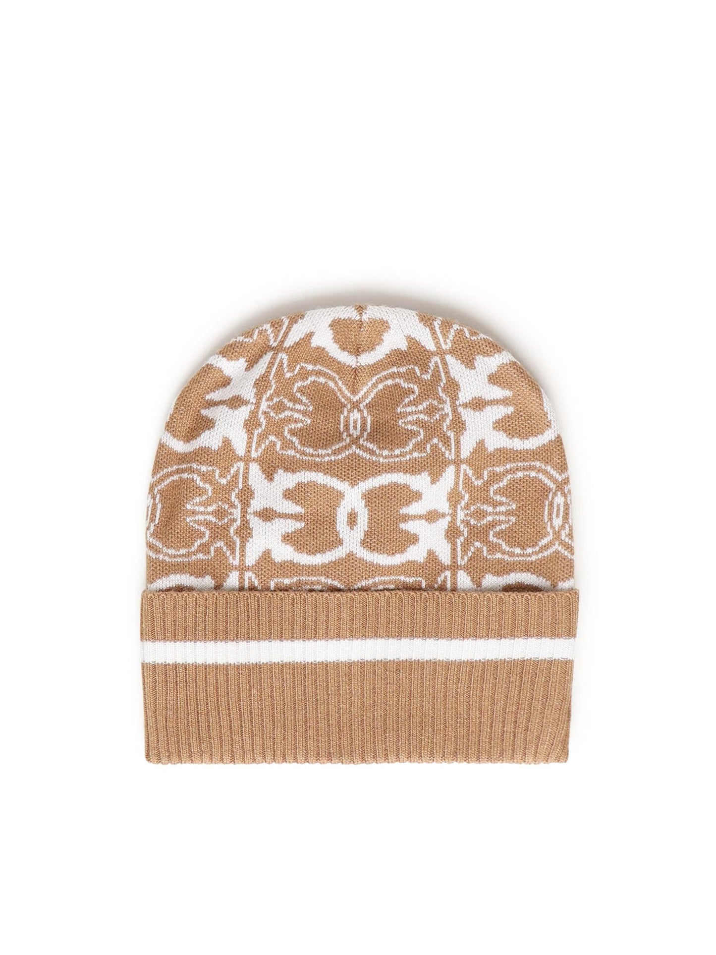 Berretto con logo jacquard