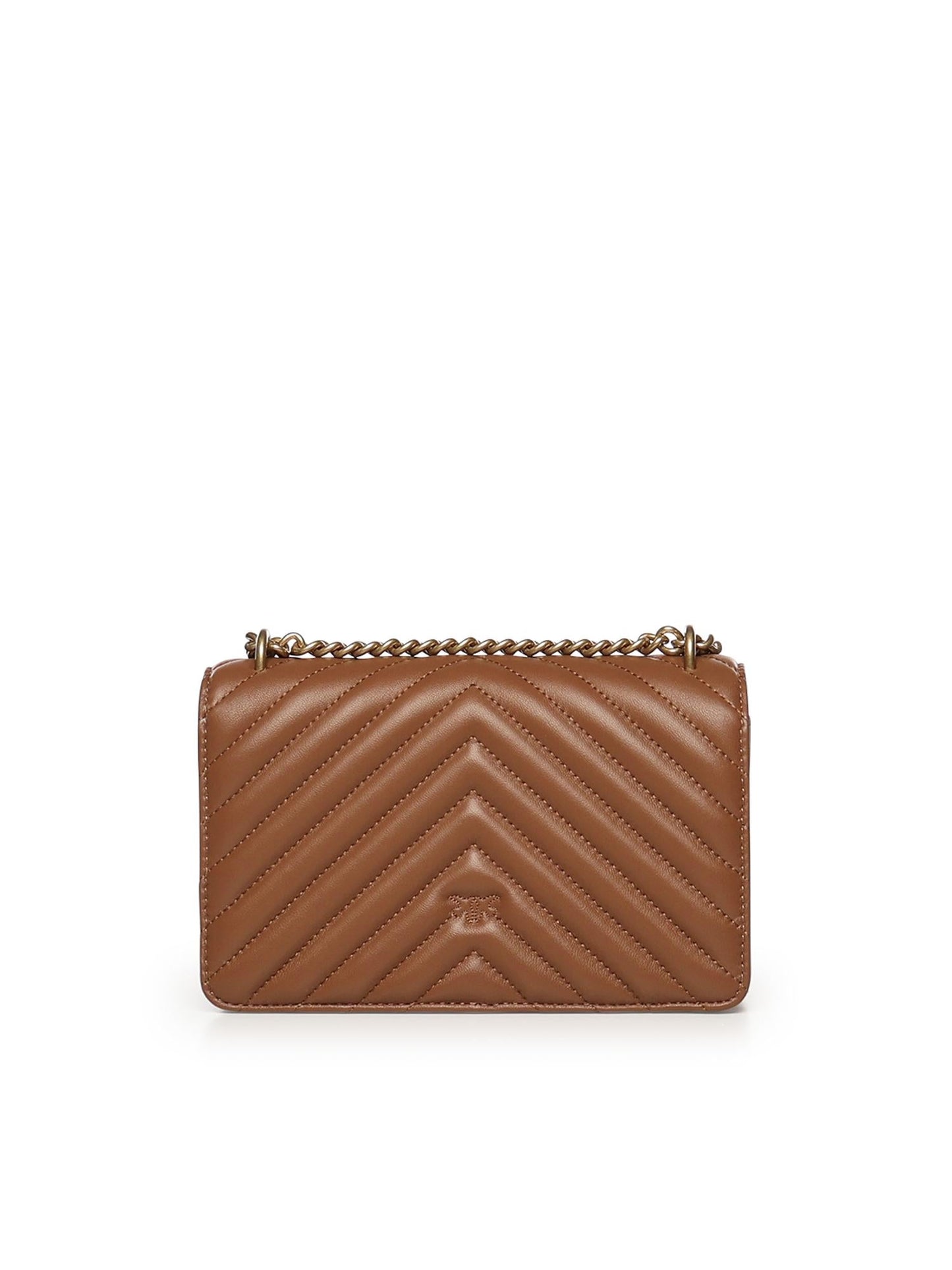 Borsa piccola a tracolla Love Bag One Chevron in pelle