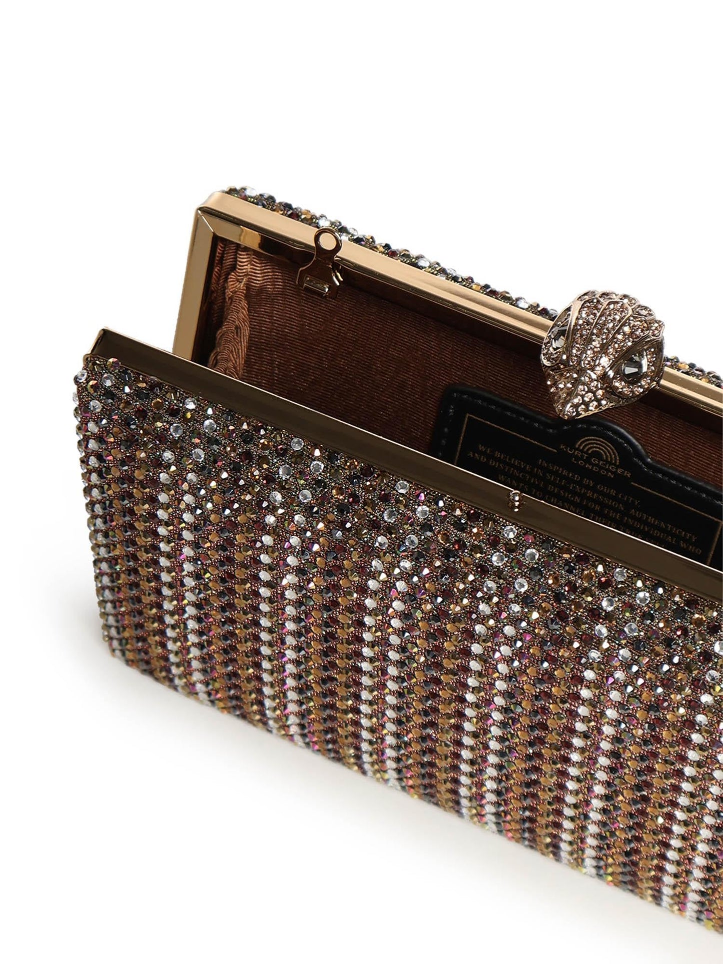 Clutch Crystal Kensington con cristalli