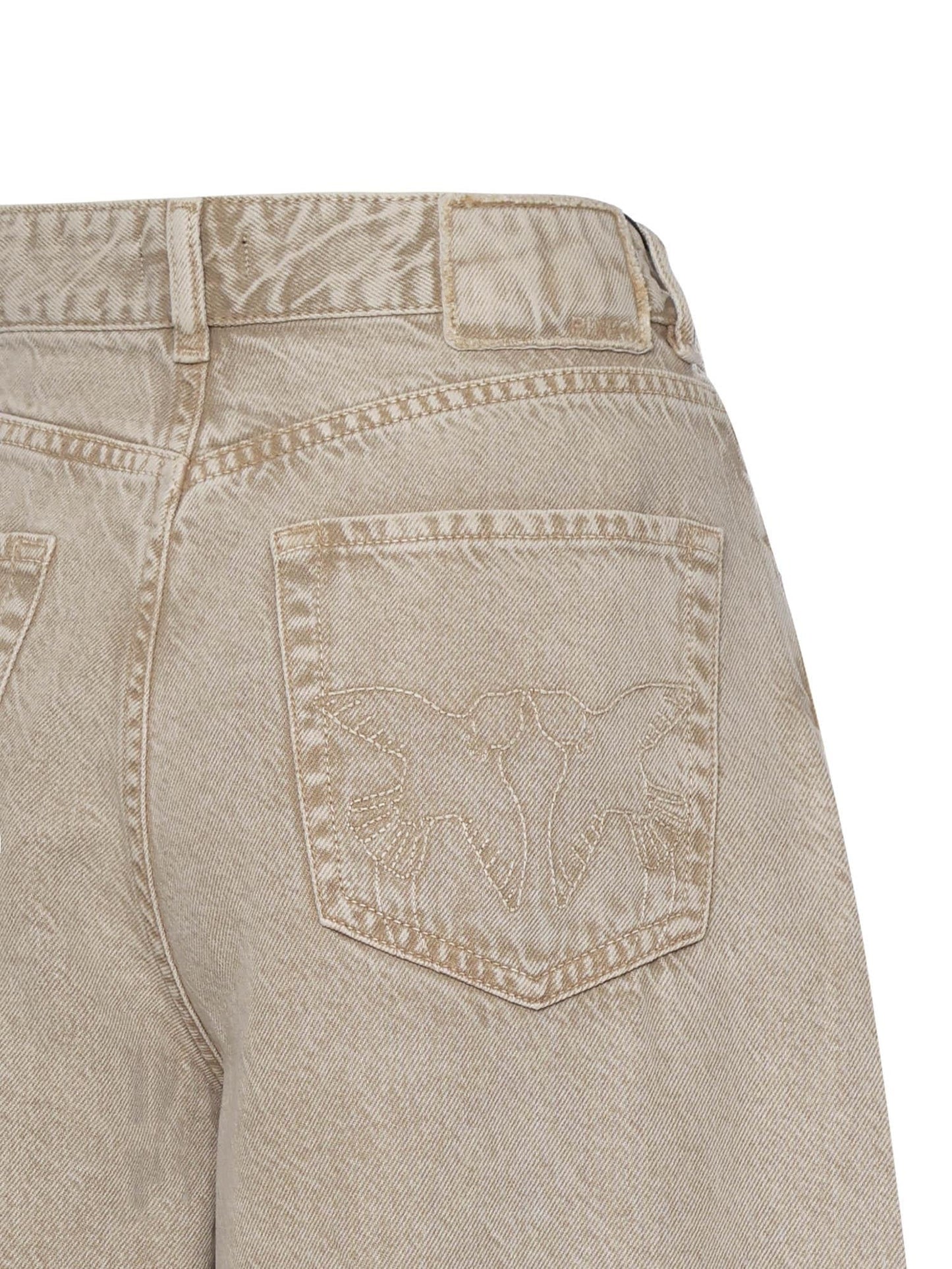 Jeans bermuda lungo in denim