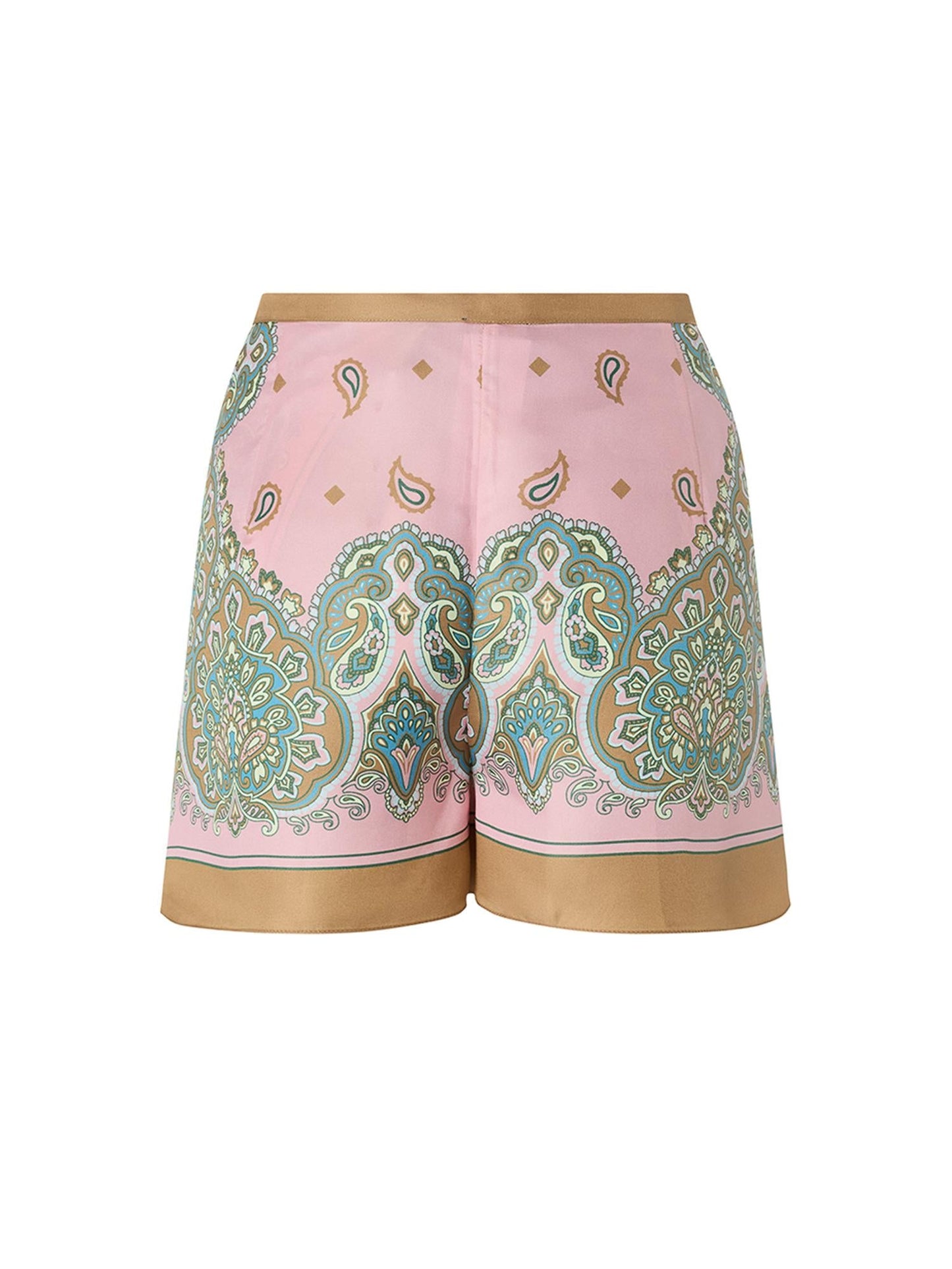 Short pantapareo con stampa paisley