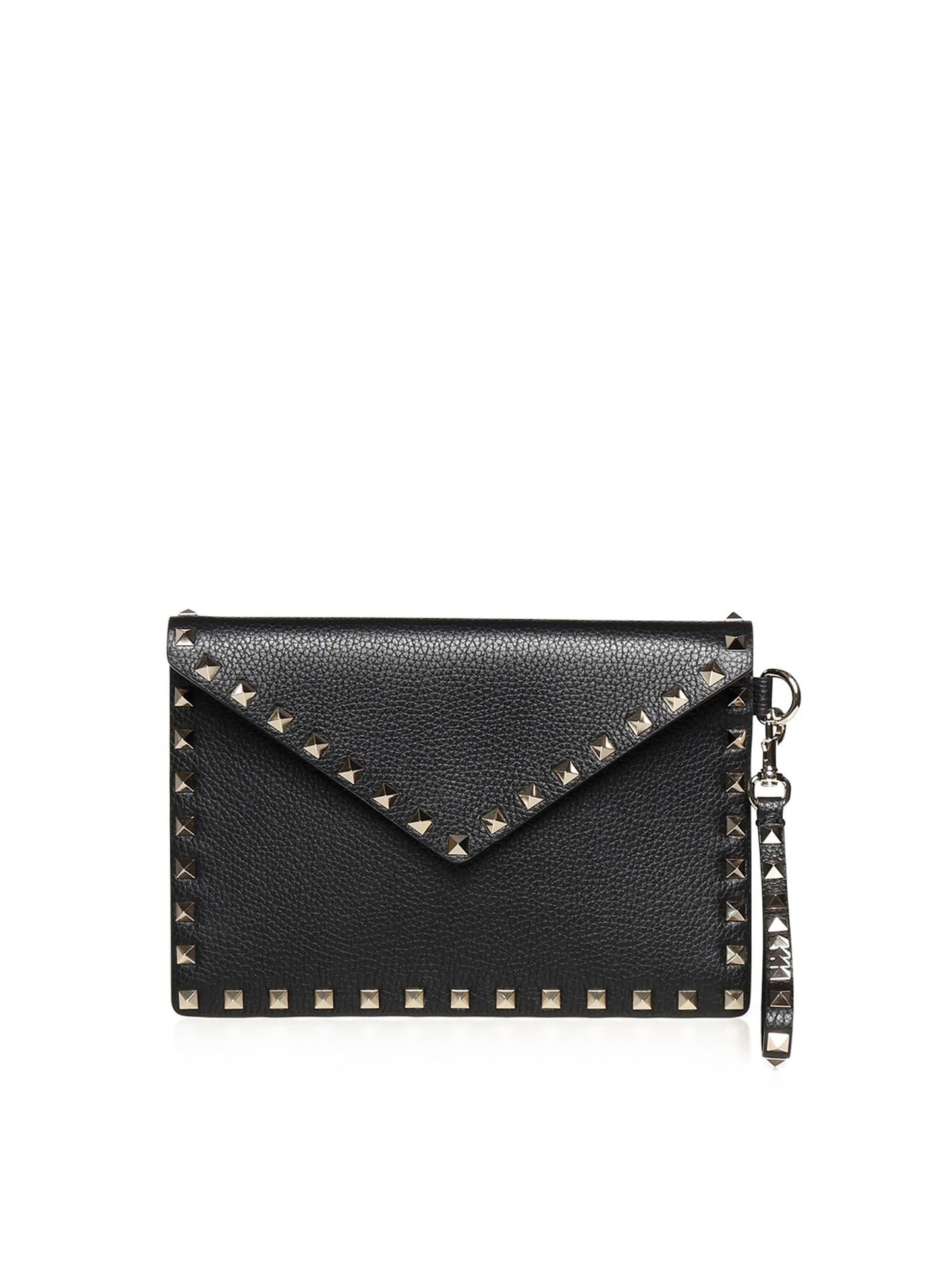 Pouch Rockstud in vitello granato