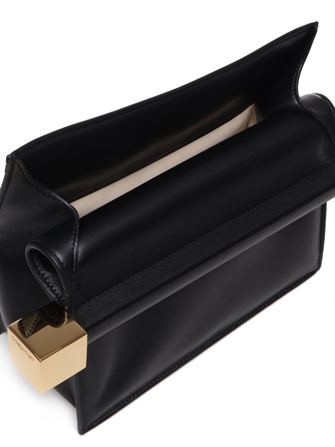 Pochette La Pochette Rond Carré in pelle