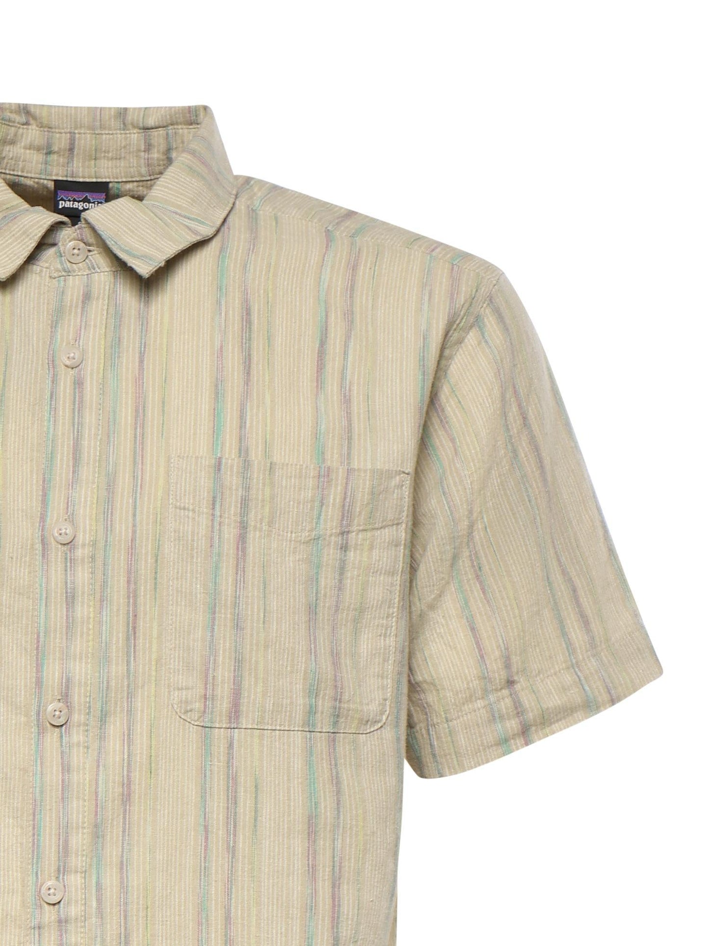Camicia Back Step in misto canapa e cotone
