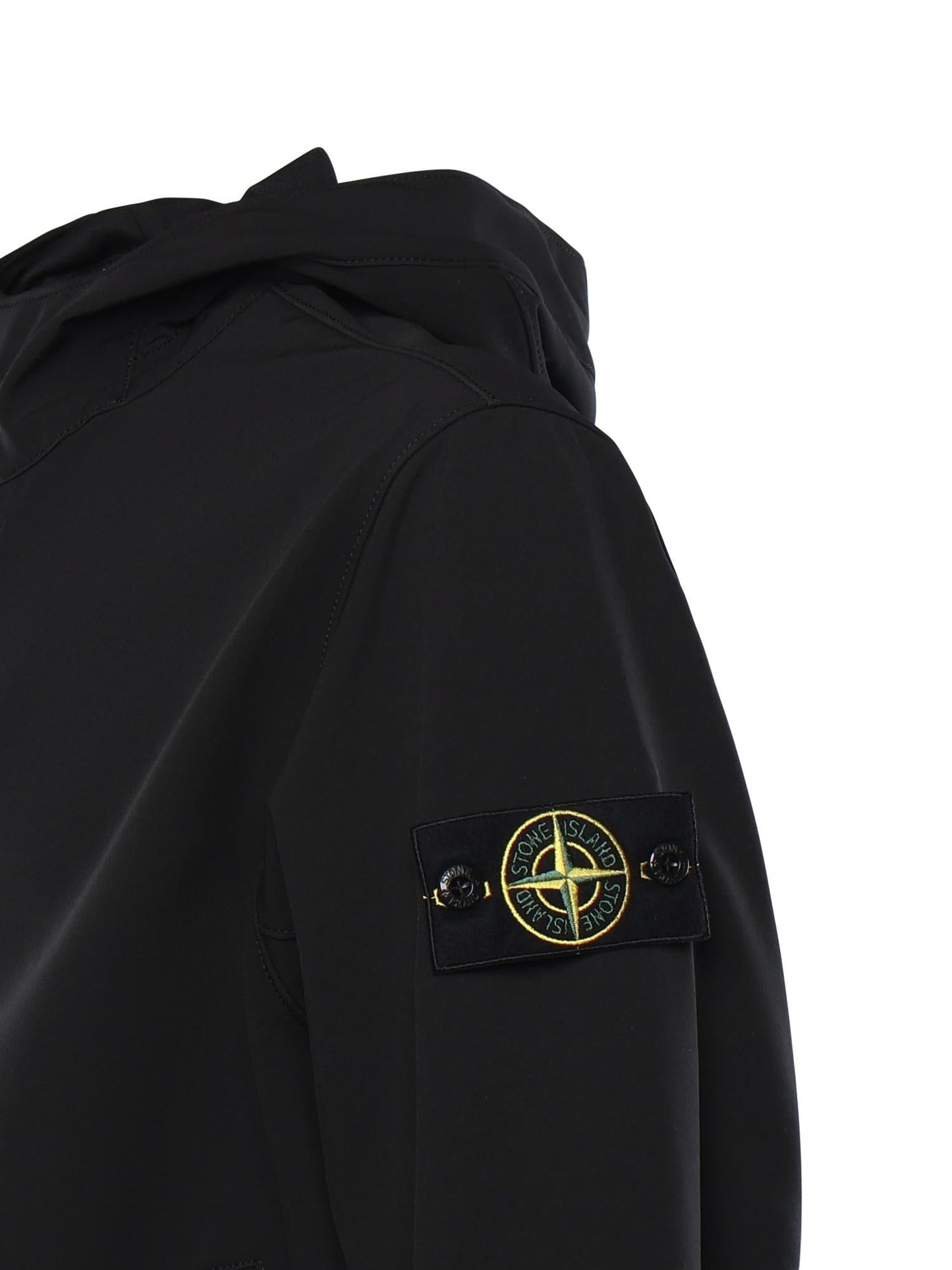 Giacca antigoccia in reps di nylon con logo