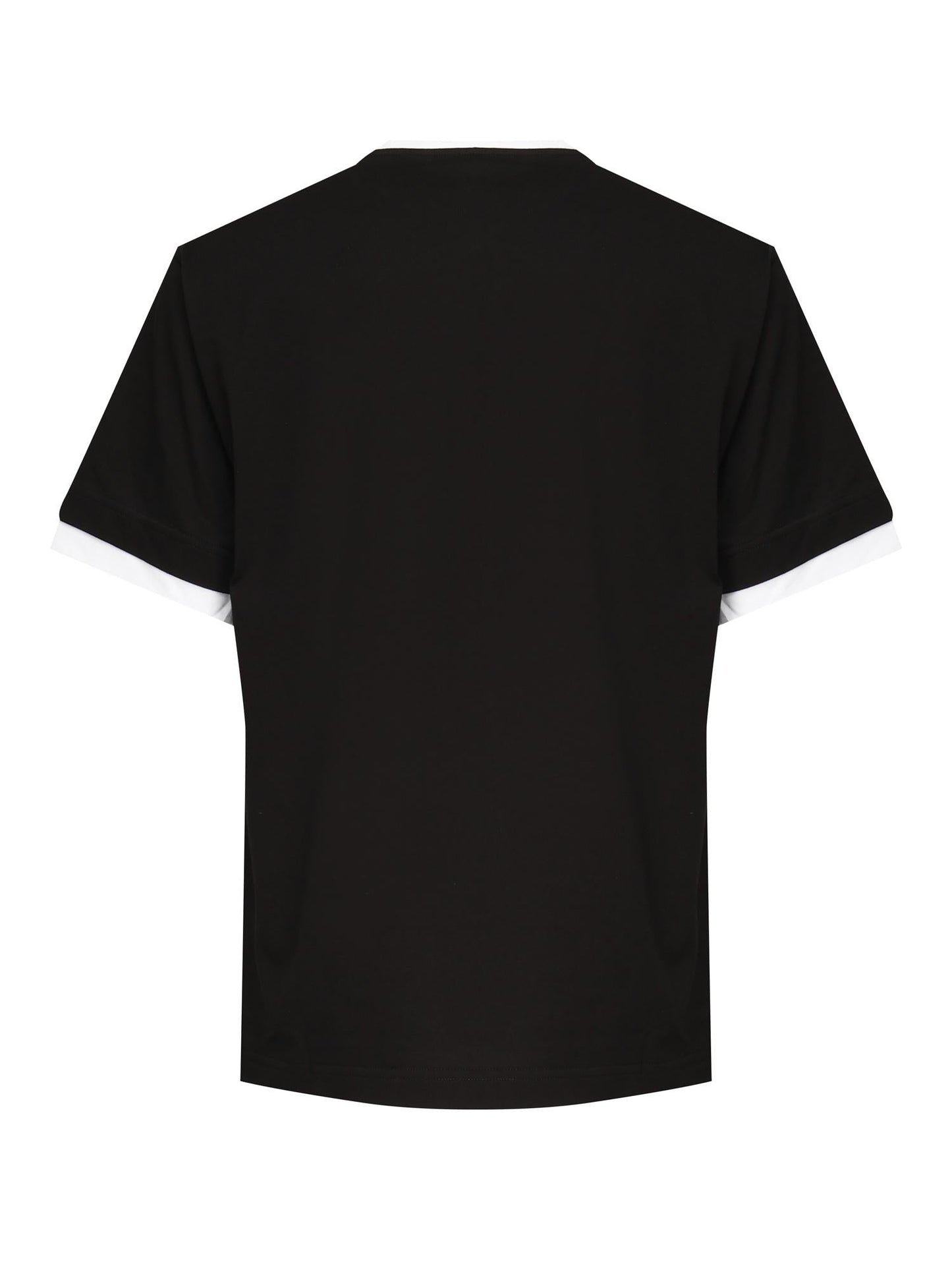 T-shirt con stampa e ricamo