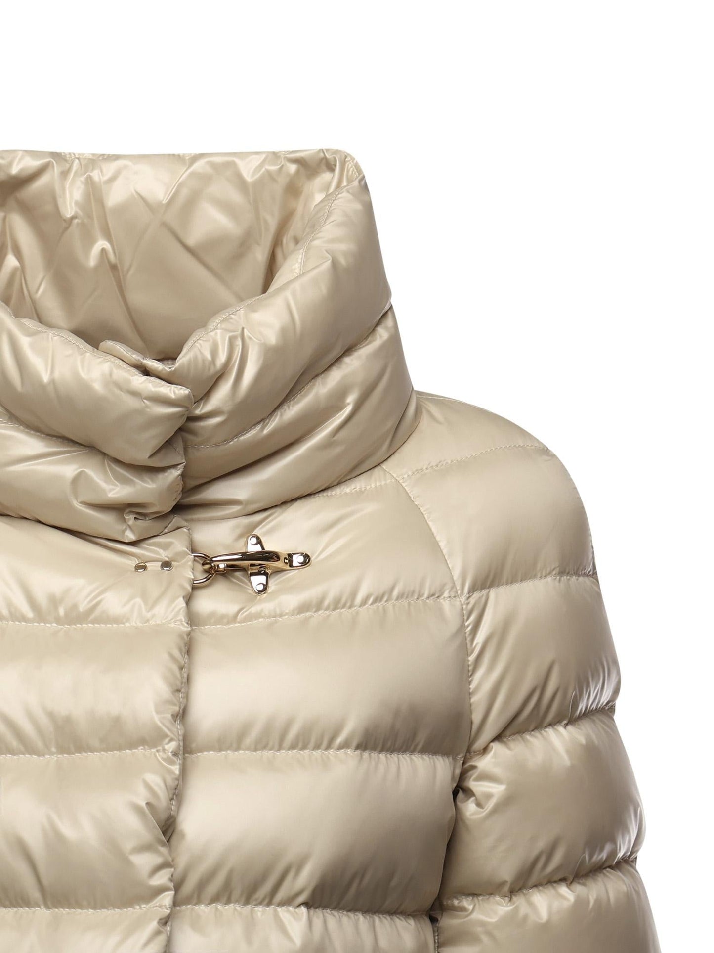 Piumino con gancio in nylon