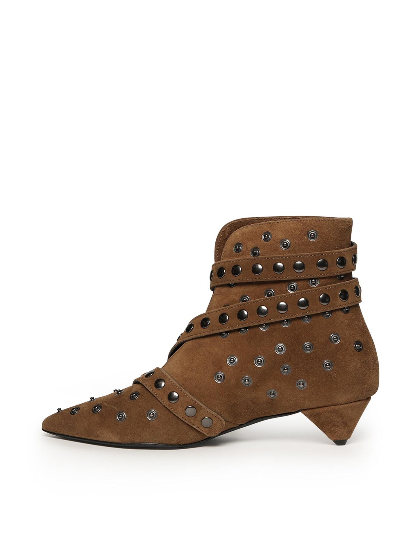 Ankle boots in camoscio