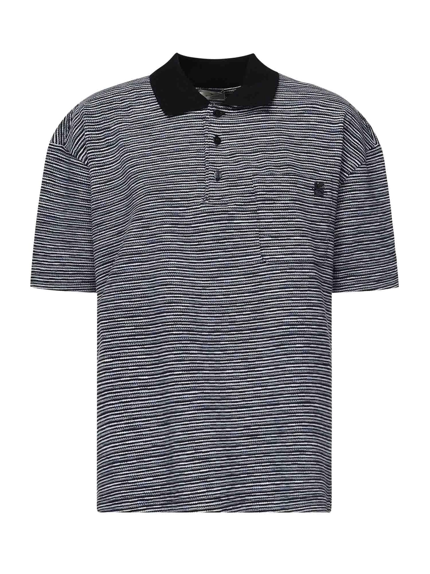 Polo a righe in cotone