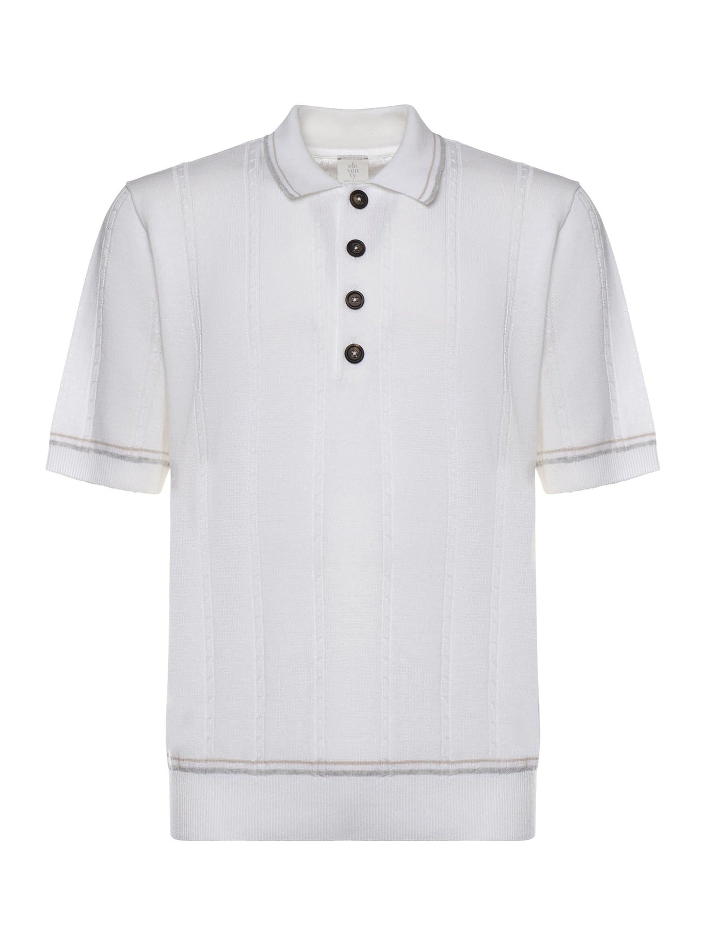 Polo in lino e cotone