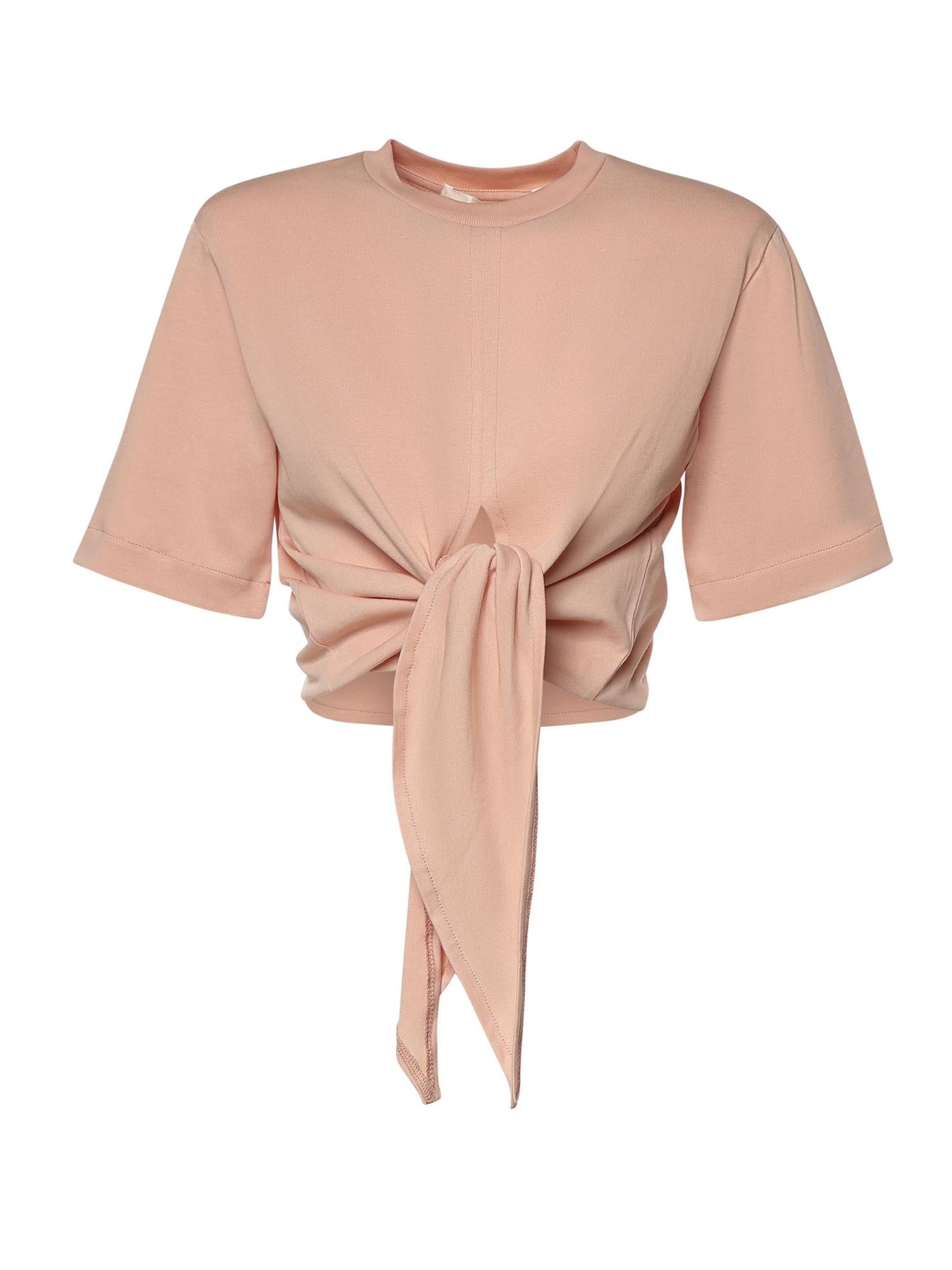 T-shirt cropped in cotone