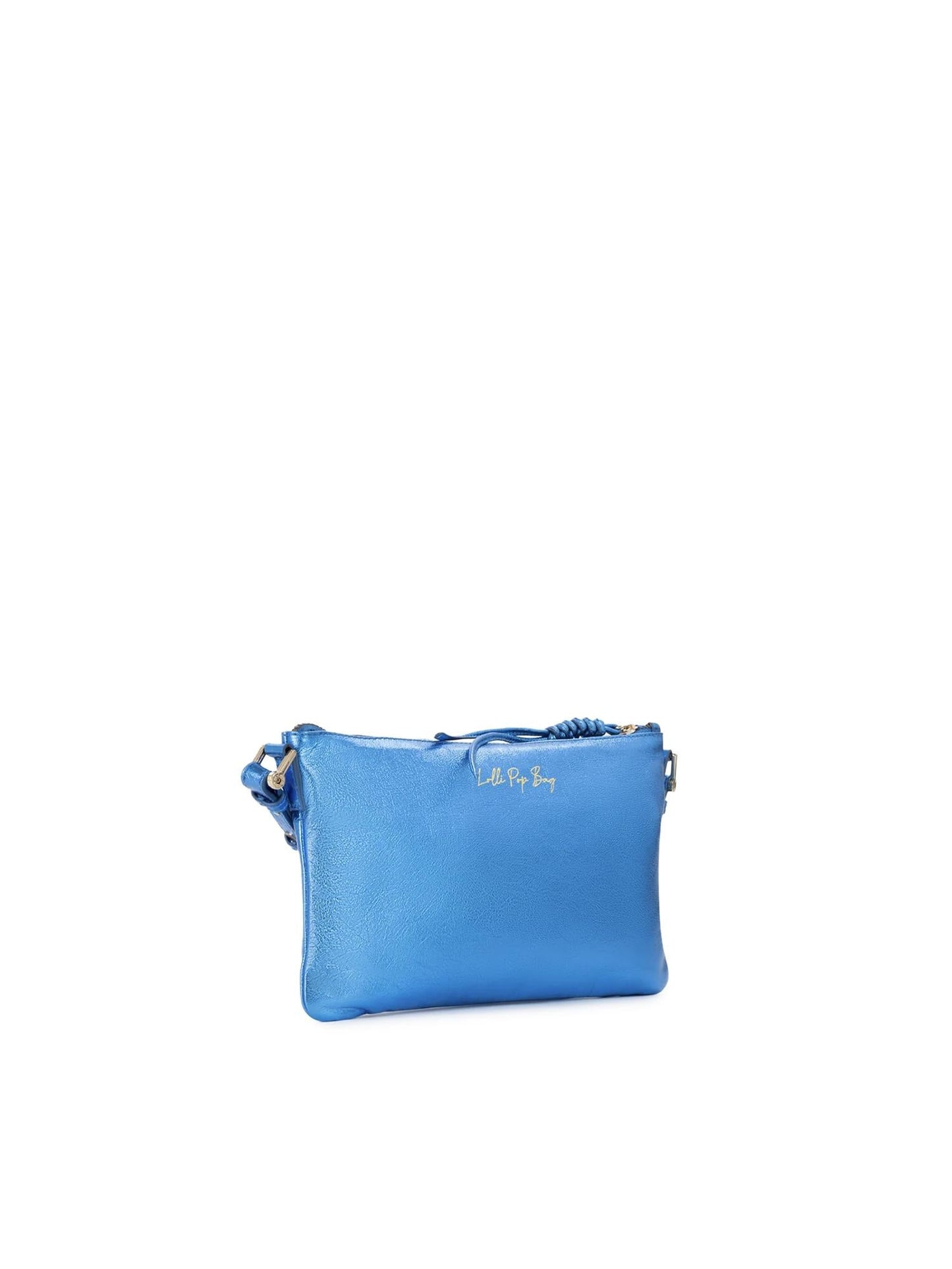 Borsa a tracolla in pelle con logo