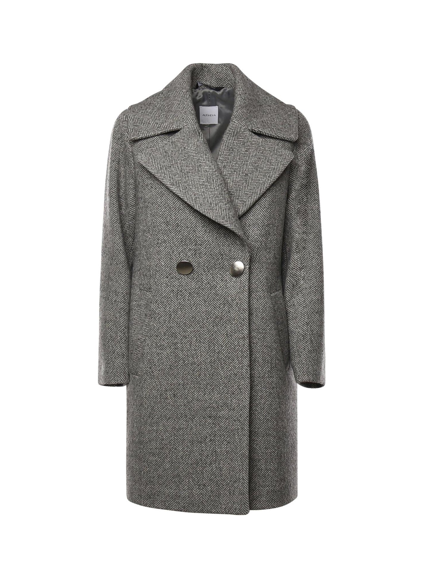 Cappotto Pesca in lana e cashmere