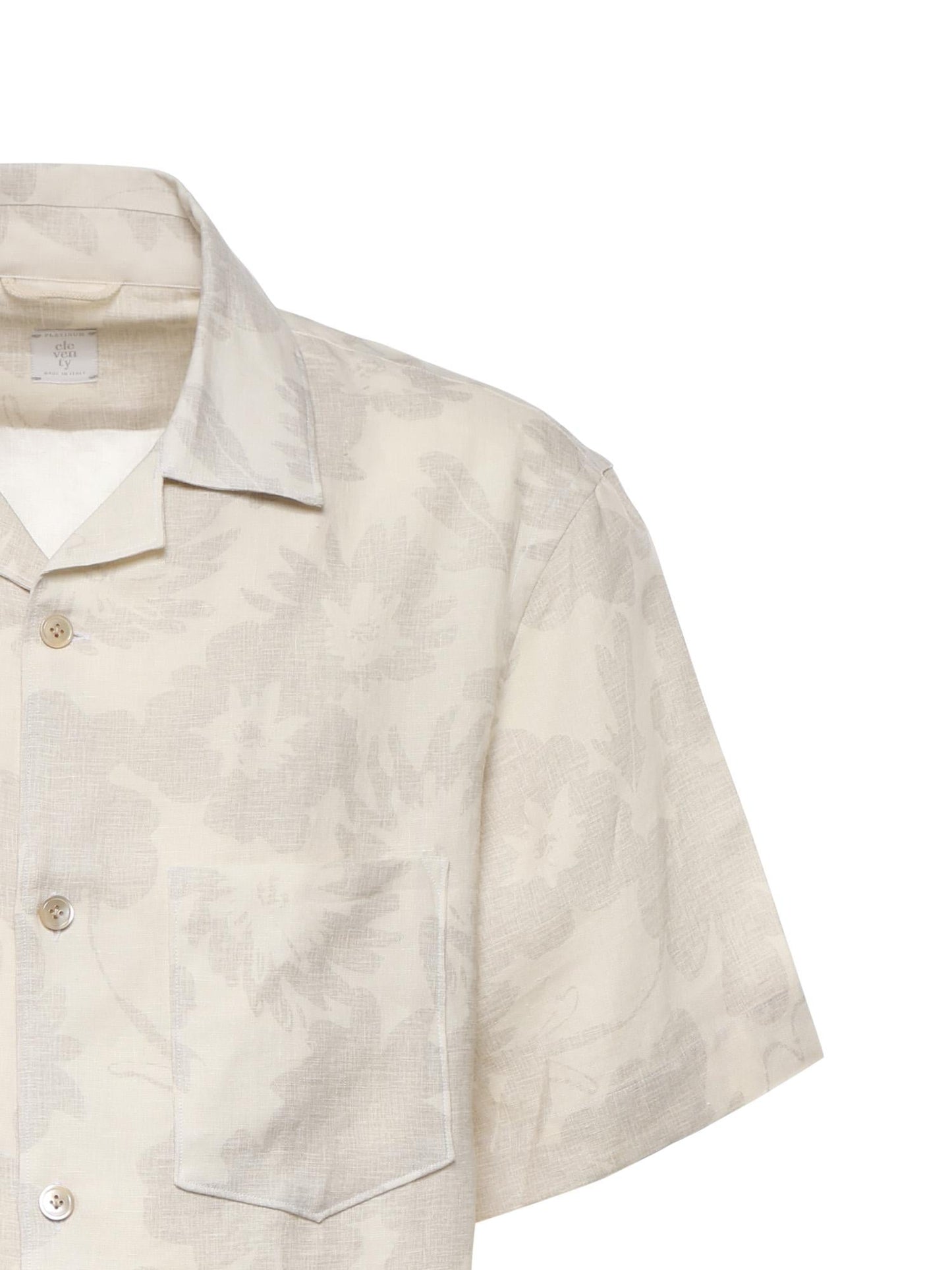 Camicia da bowling in lino