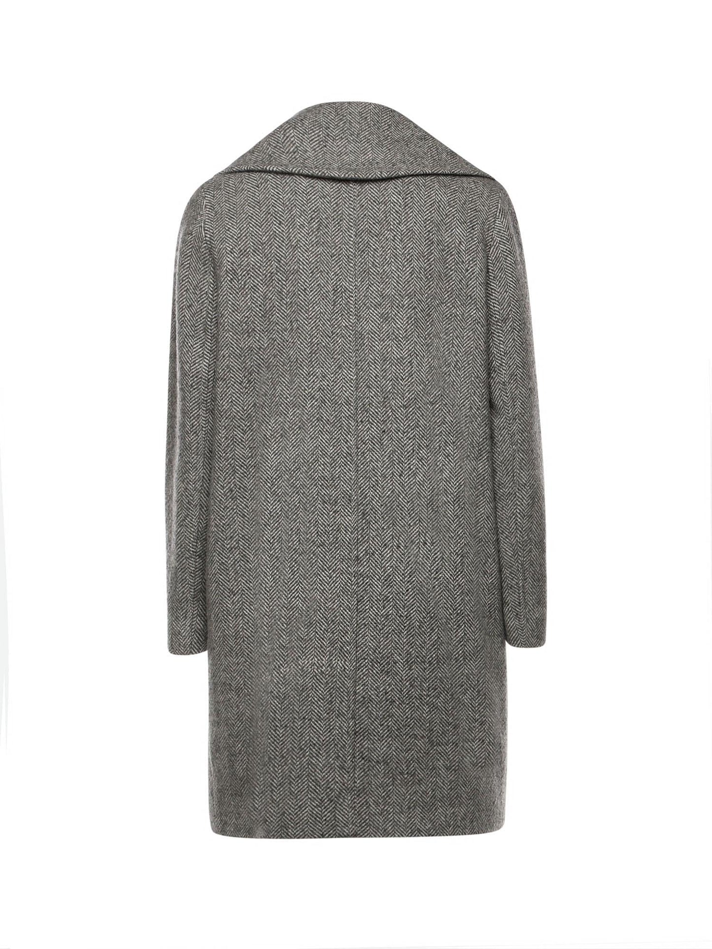 Cappotto Pesca in lana e cashmere