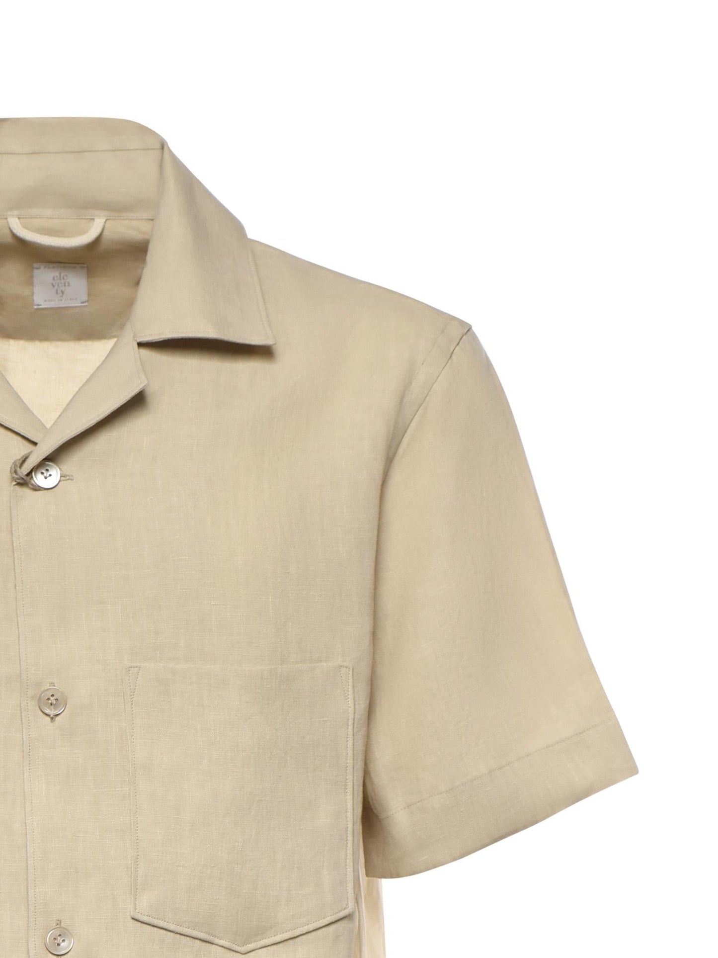 Camicia da bowling in lino
