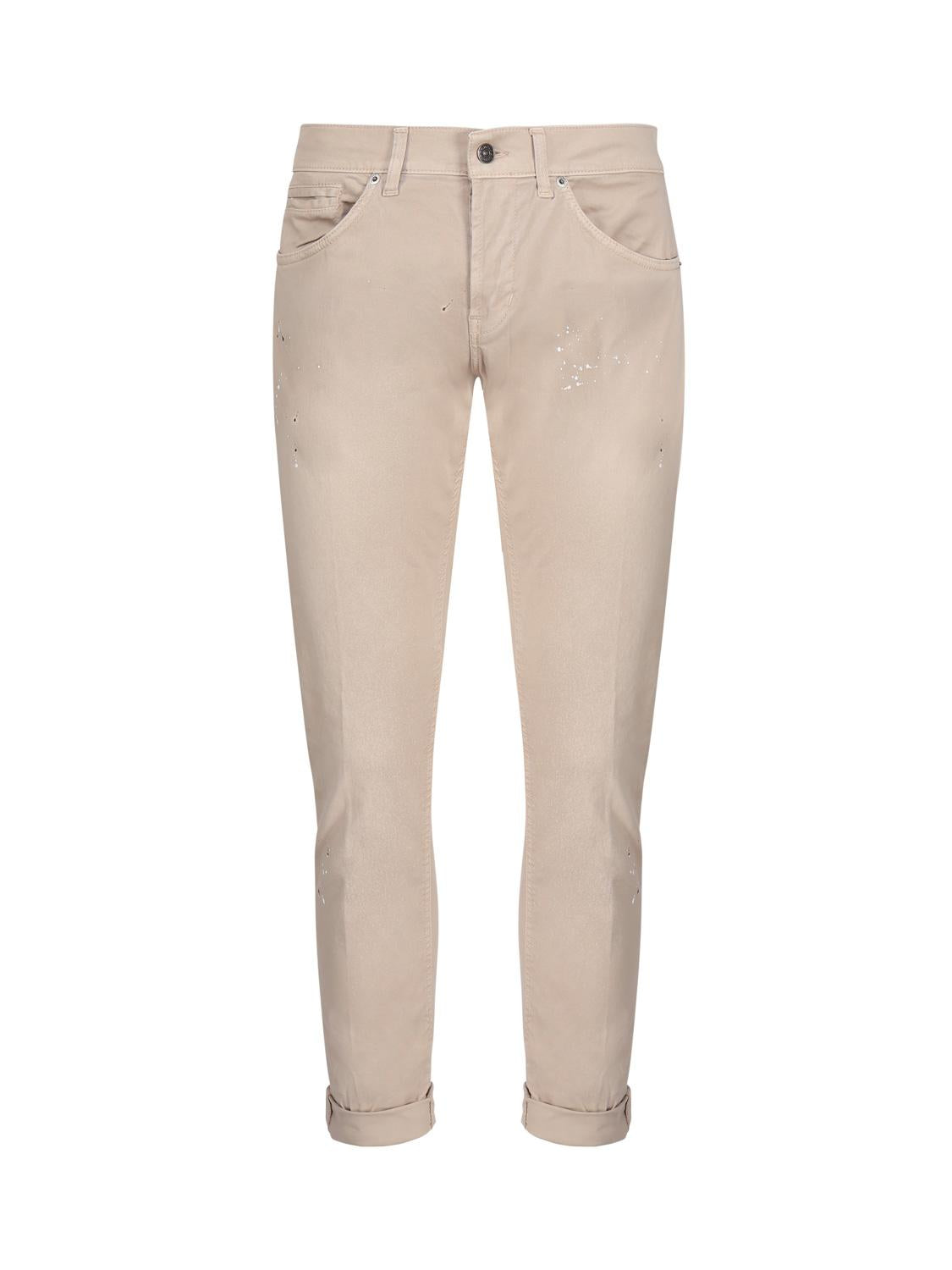 Jeans con dettaglio vernice