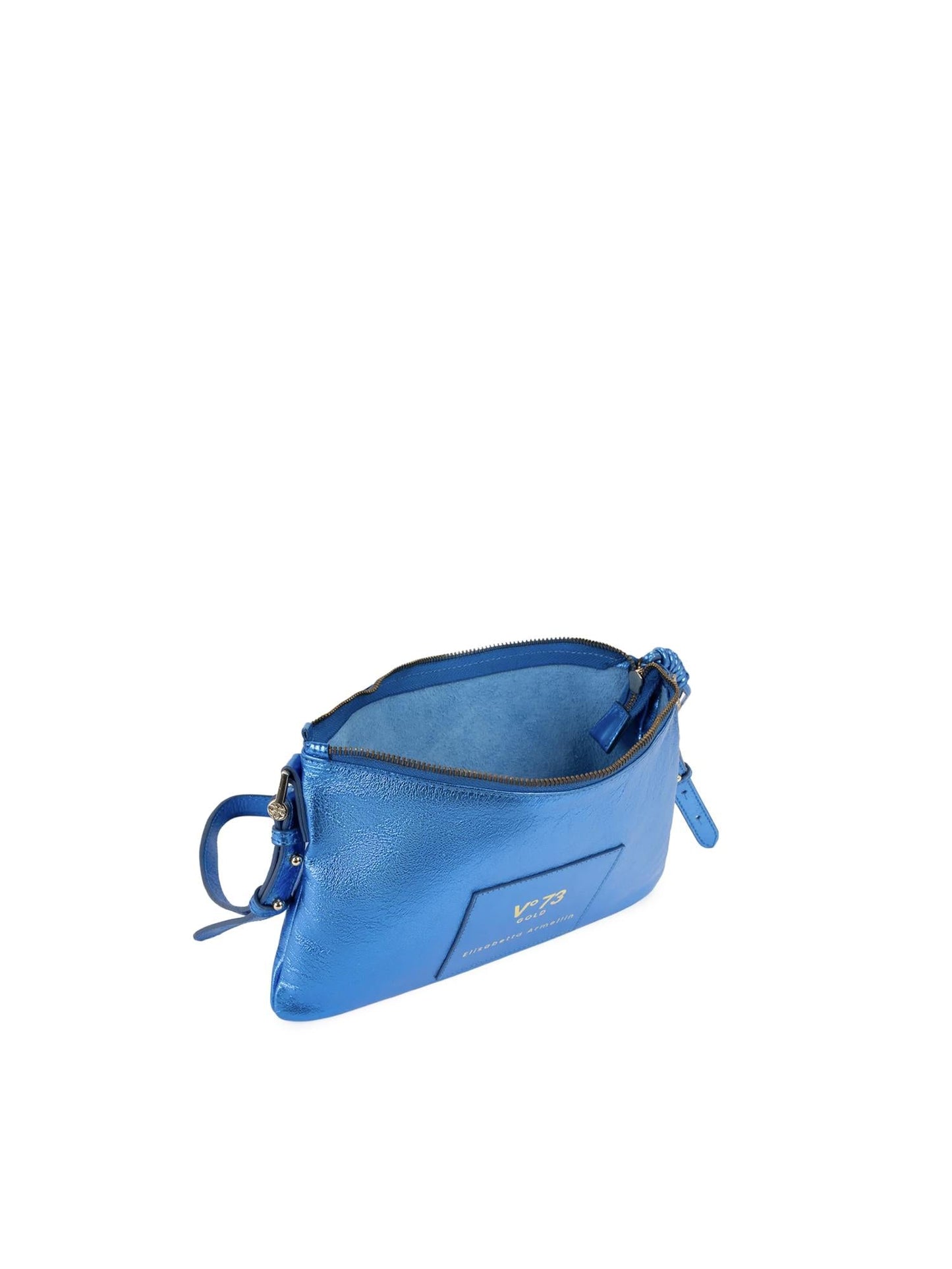 Borsa a tracolla in pelle con logo